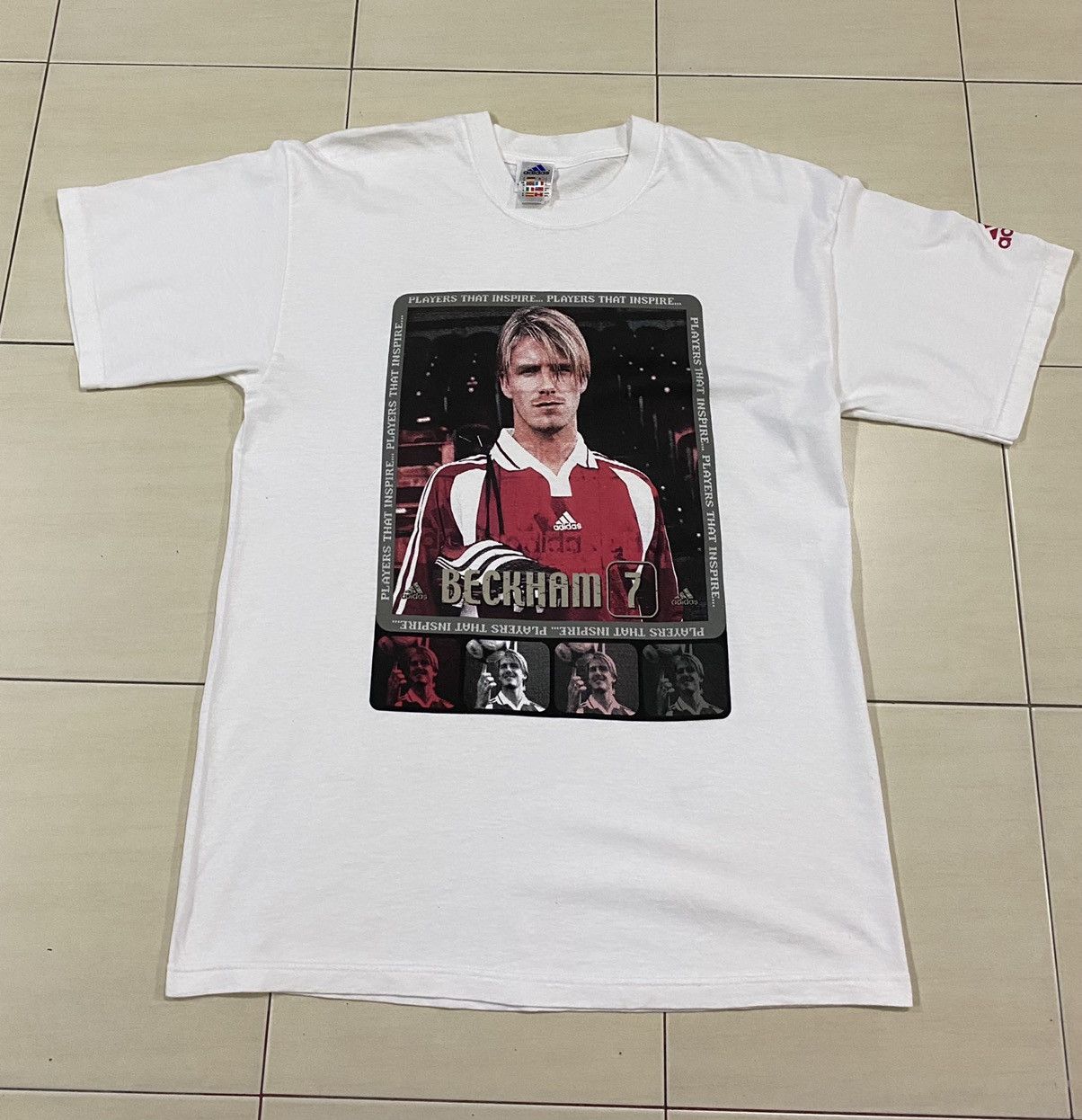 Adidas Vintage Adidas David Beckham t shirt Grailed