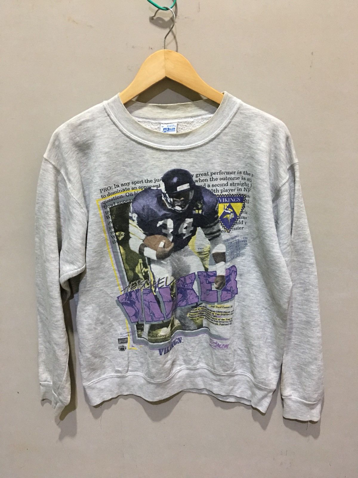 Salem Sportswear 1990 Minnesota Vikings Sweatshirt football vintage Size US M / EU 48-50 / 2 - 1 Thumbnail