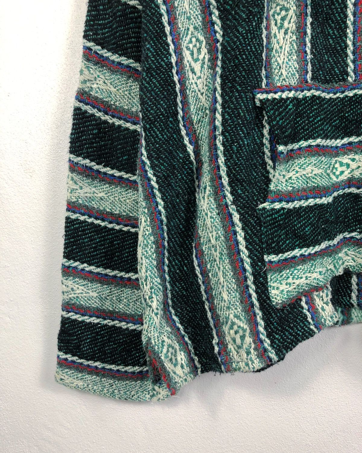 Mexican Threads Rare Vintage Mexican Baja Drug Rug Hoodie Size US XL / EU 56 / 4 - 4 Thumbnail