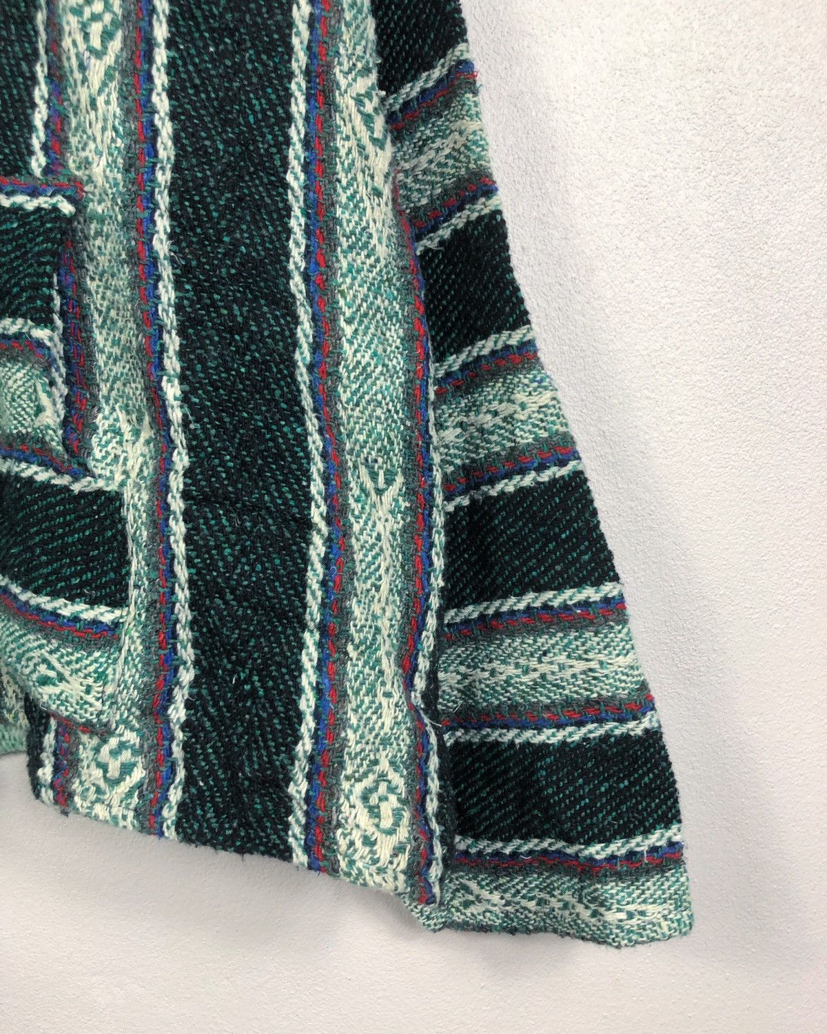 Mexican Threads Rare Vintage Mexican Baja Drug Rug Hoodie Size US XL / EU 56 / 4 - 5 Thumbnail