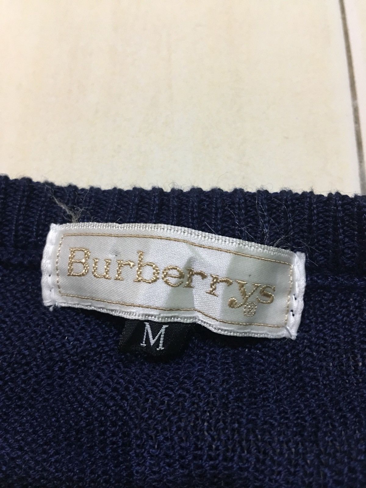Burberry × Designer × Vintage Rare Vintage 90s Burberrys nova checkered Cardigan pullover Size US M / EU 48-50 / 2 - 7 Thumbnail