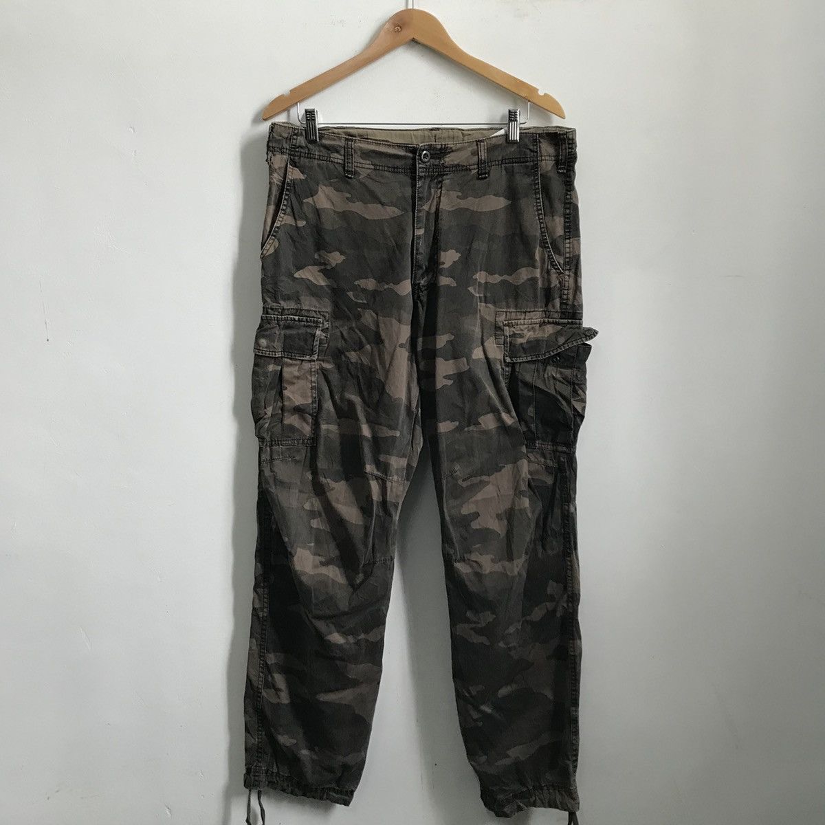 Army Camo Cargo Pants 6 Pocket