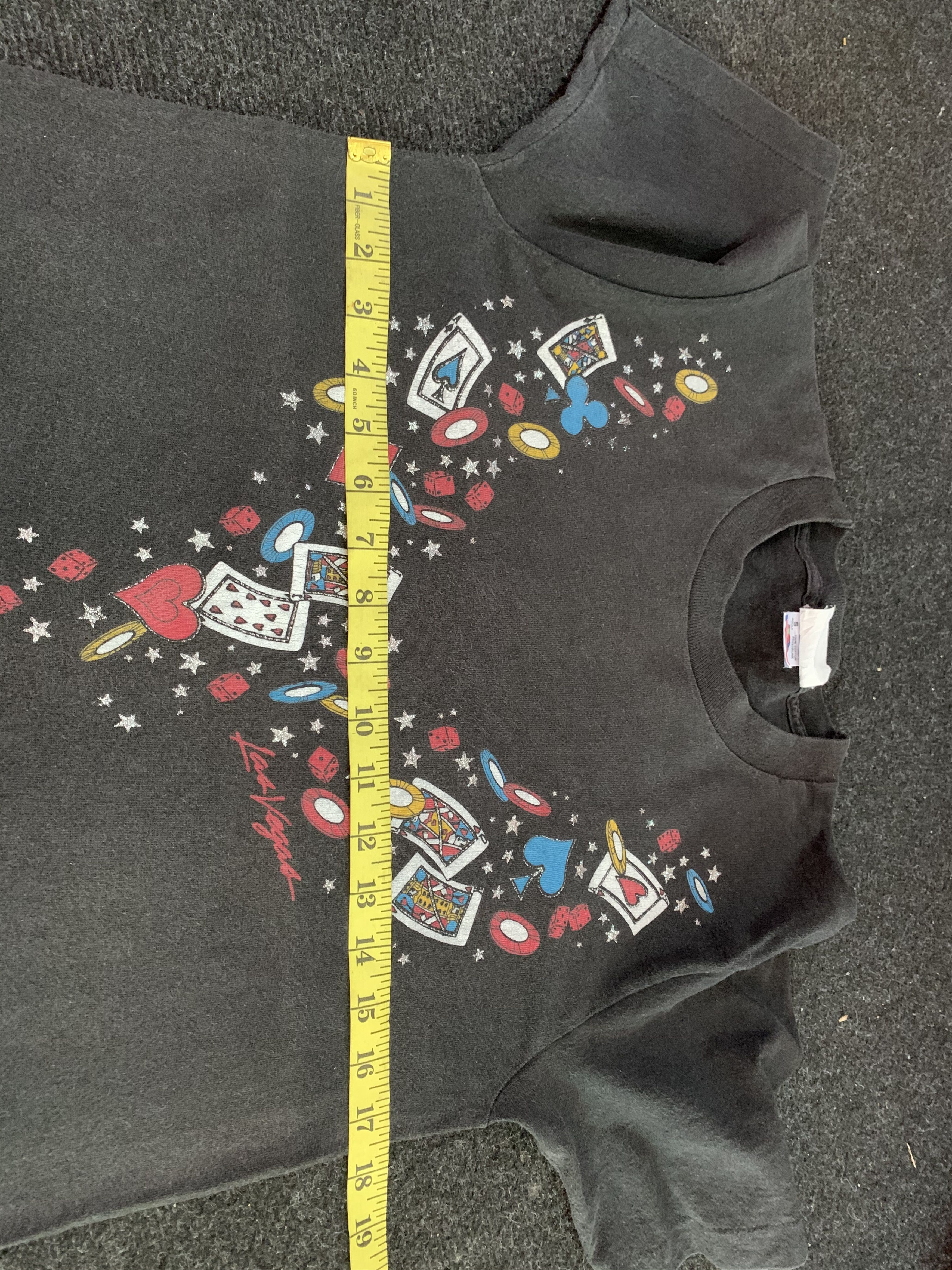 Vintage 🔥Vintage 90s Las Vegas Poker Promo Tee Size US S / EU 44-46 / 1 - 12 Thumbnail