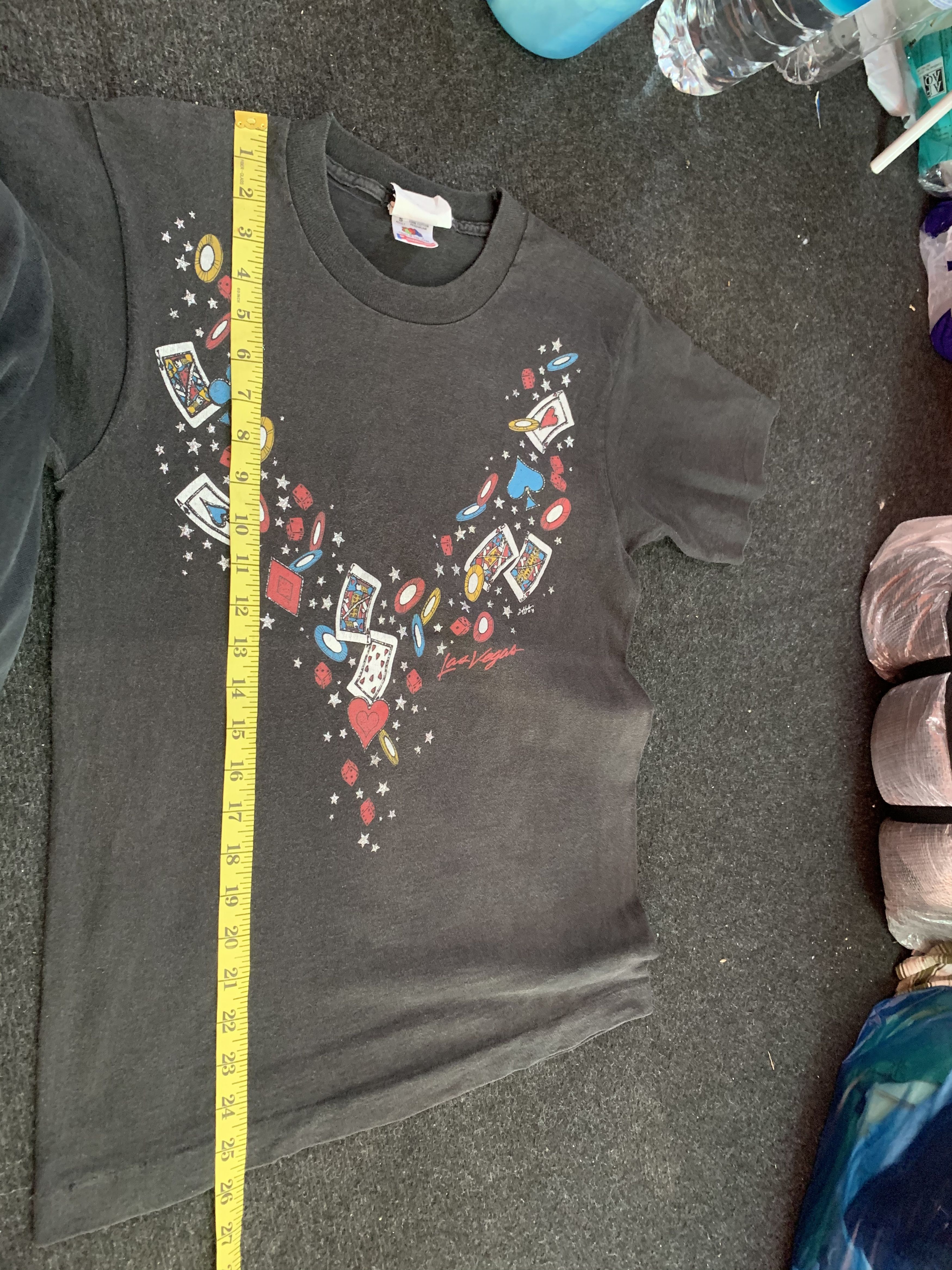 Vintage 🔥Vintage 90s Las Vegas Poker Promo Tee Size US S / EU 44-46 / 1 - 11 Thumbnail