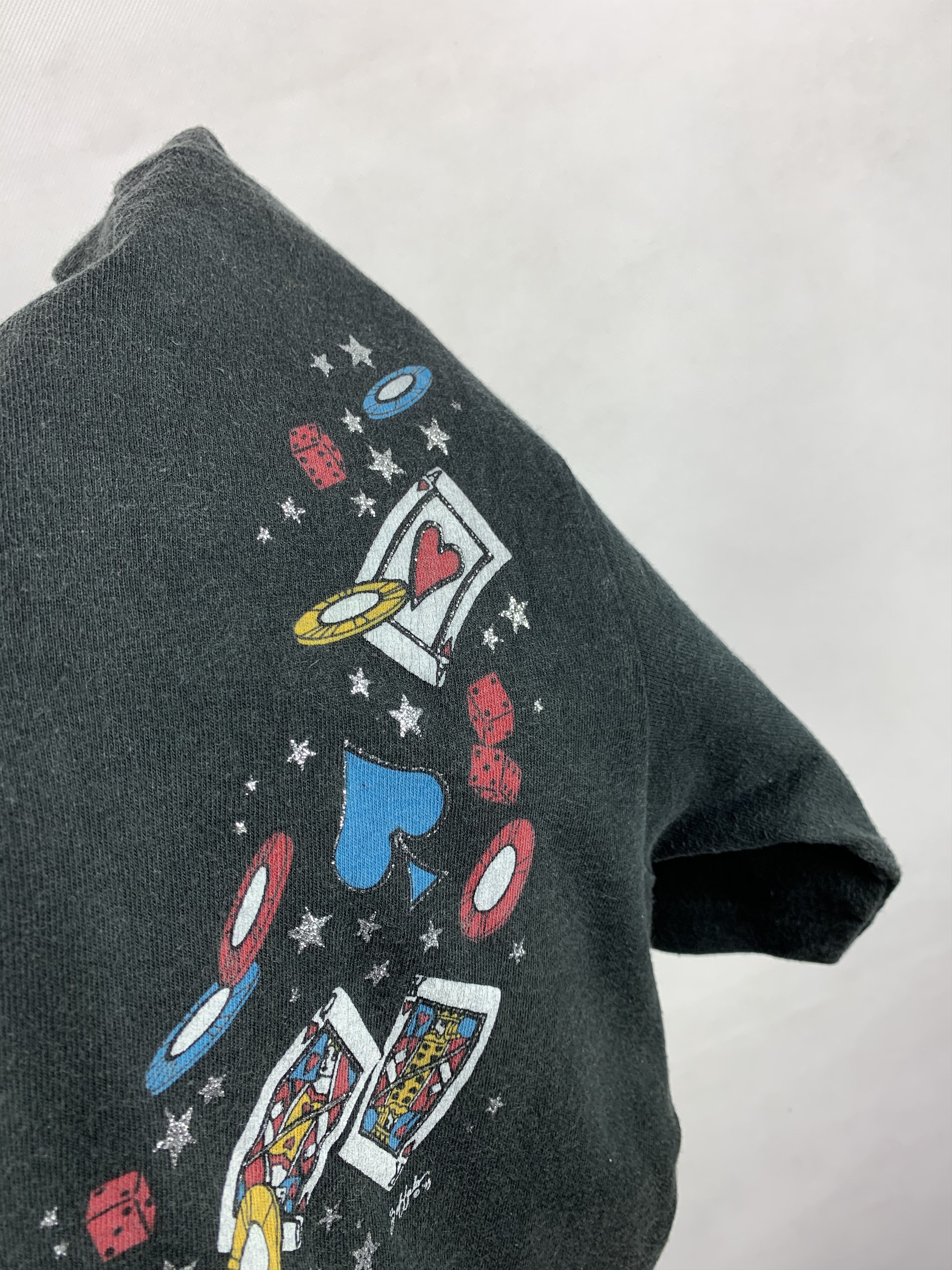 Vintage 🔥Vintage 90s Las Vegas Poker Promo Tee Size US S / EU 44-46 / 1 - 10 Thumbnail