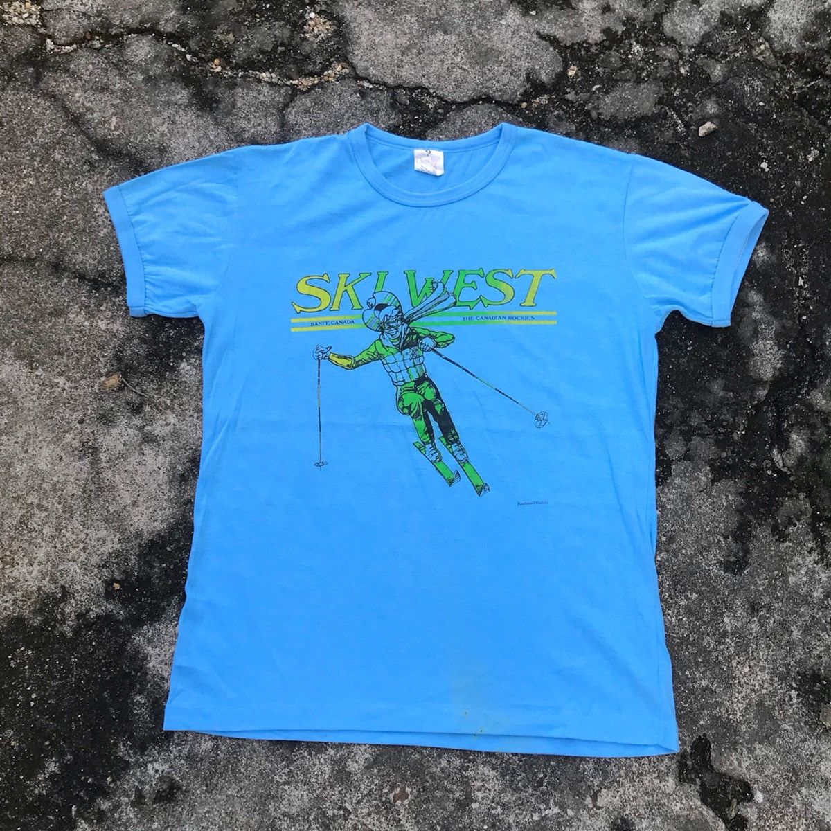 Vintage VINTAGE CANADIAN SKI WEST RINGER TEE Size US M / EU 48-50 / 2 - 1 Thumbnail