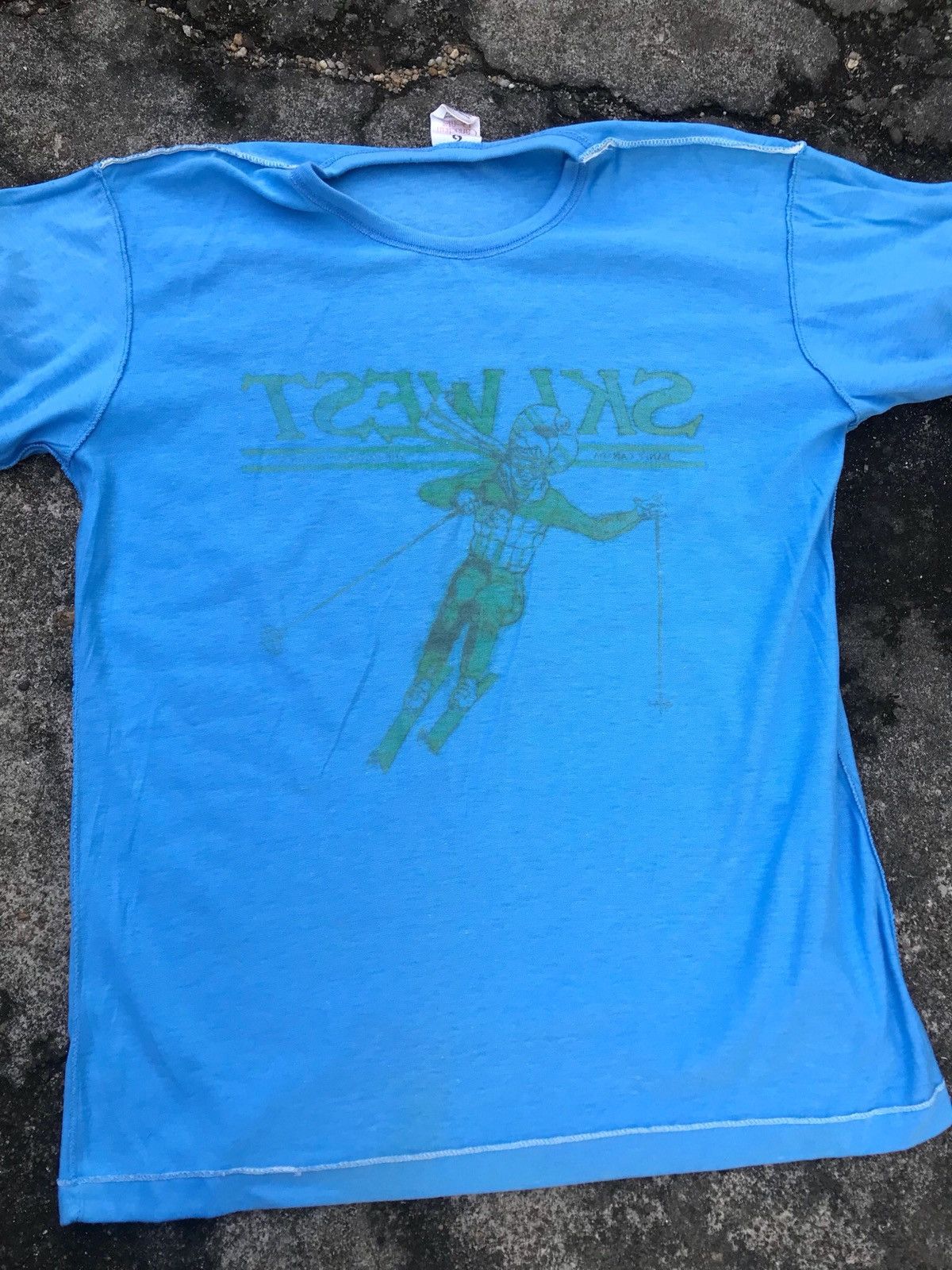 Vintage VINTAGE CANADIAN SKI WEST RINGER TEE Size US M / EU 48-50 / 2 - 9 Thumbnail