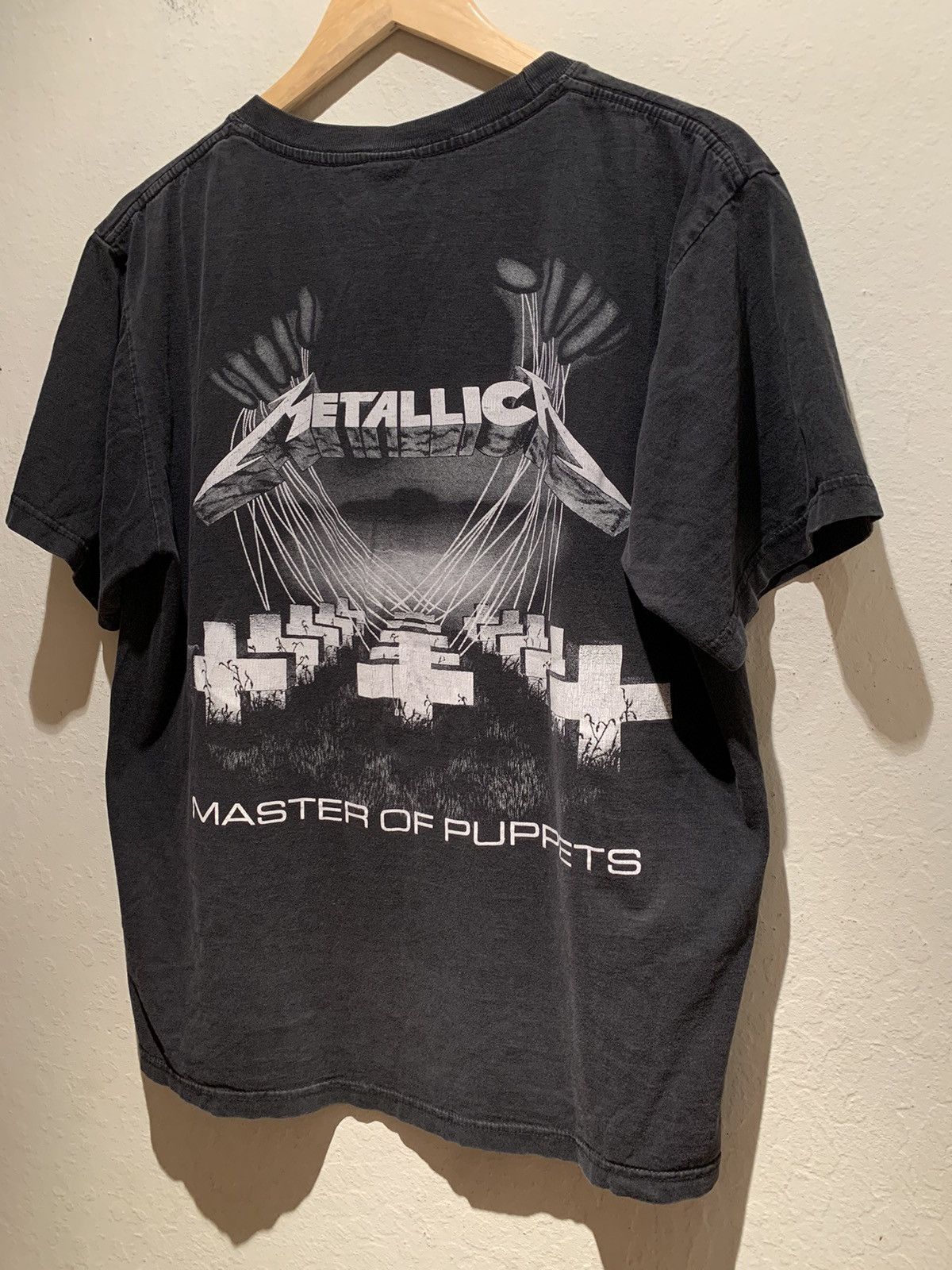 Band Tees × Metallica × Vintage RARE Vintage Metallica Master Of Puppets REO Rock Band Shirt Size US L / EU 52-54 / 3 - 2 Thumbnail