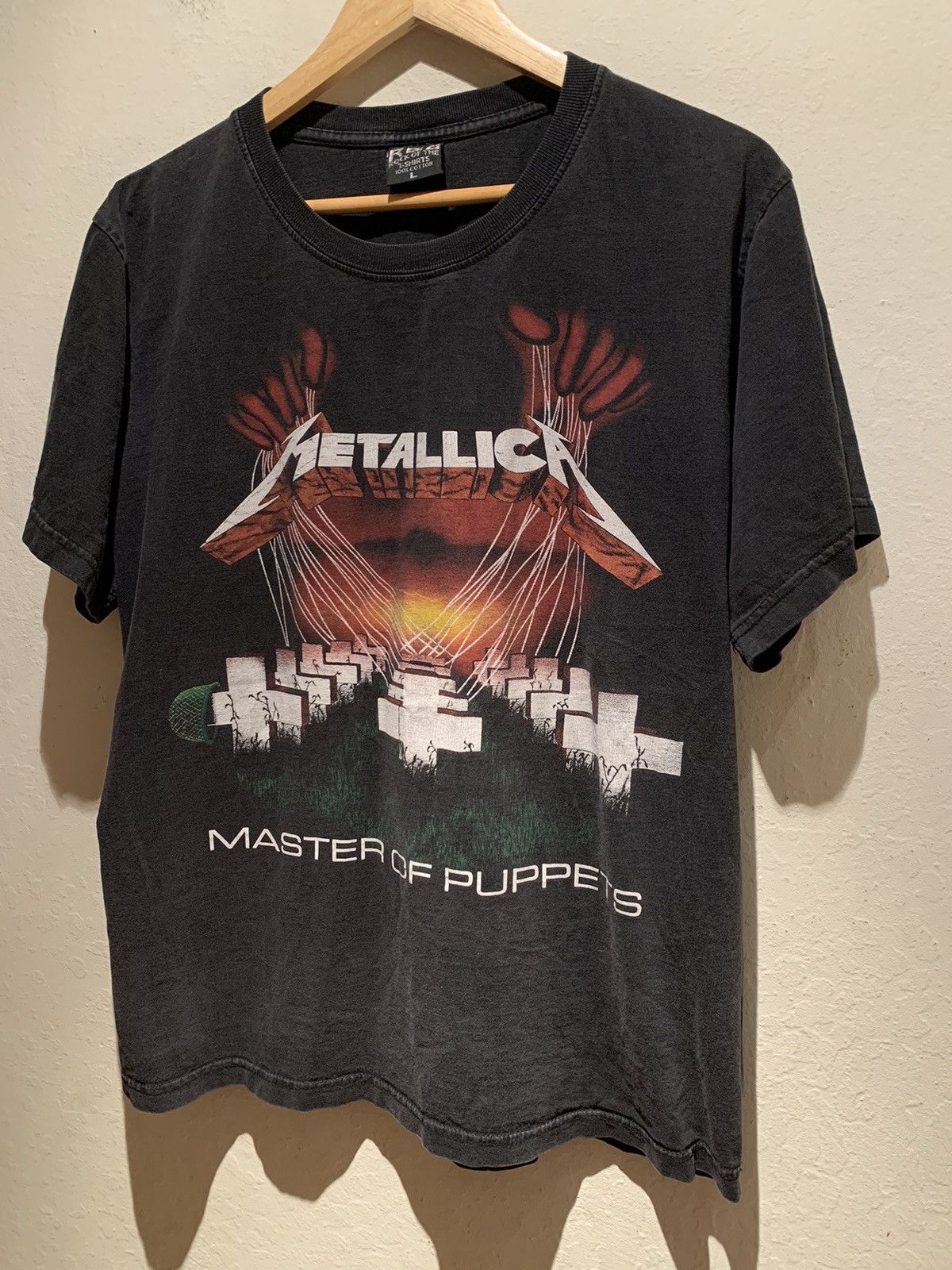 RARE Vintage Metallica Master Of Puppets REO Rock Band Shirt