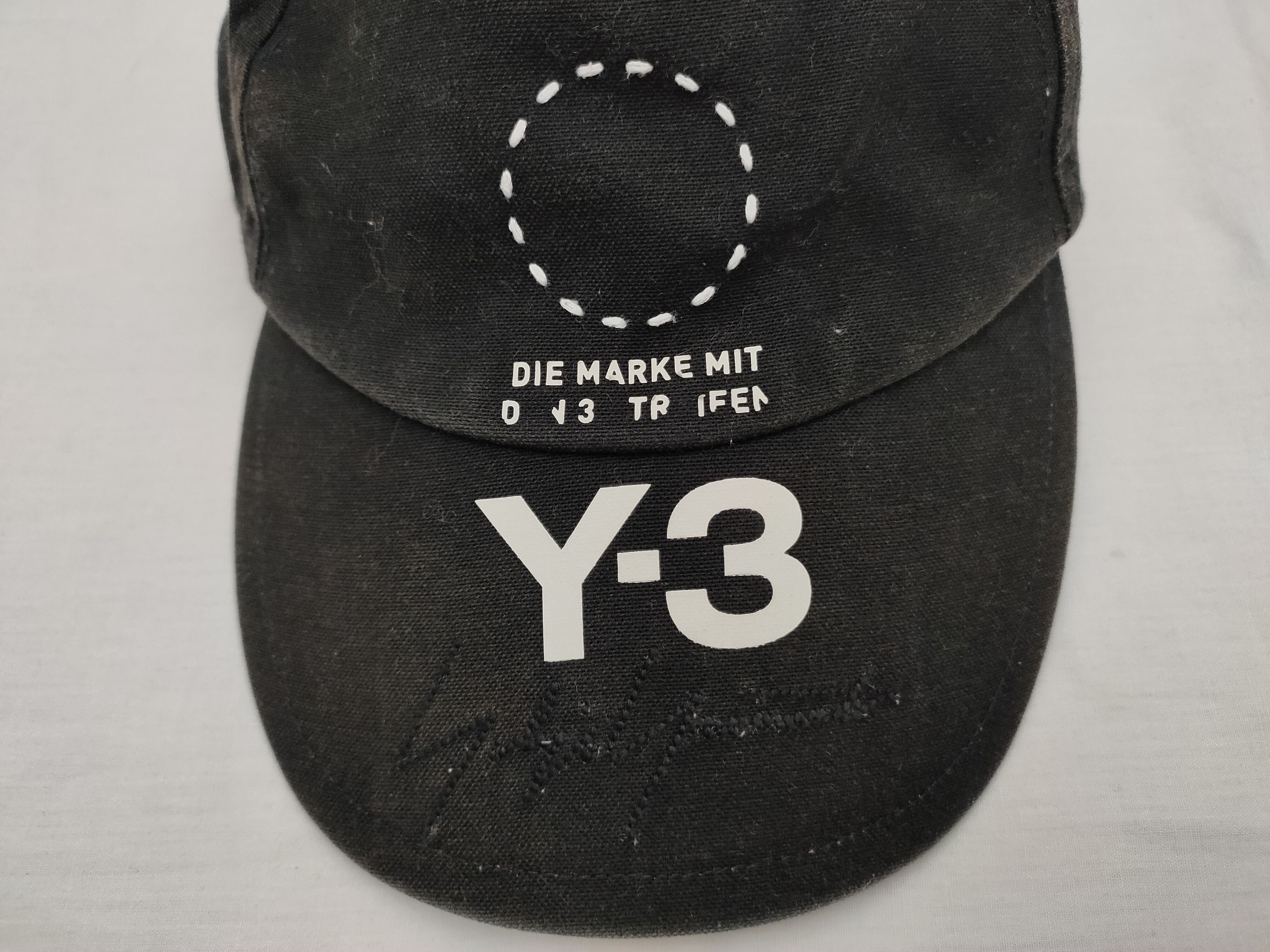 Adidas × Y-3 Y-3 x Yohji Yamamoto x Adidas Black Mens Hat Cap Size ONE SIZE - 3 Thumbnail