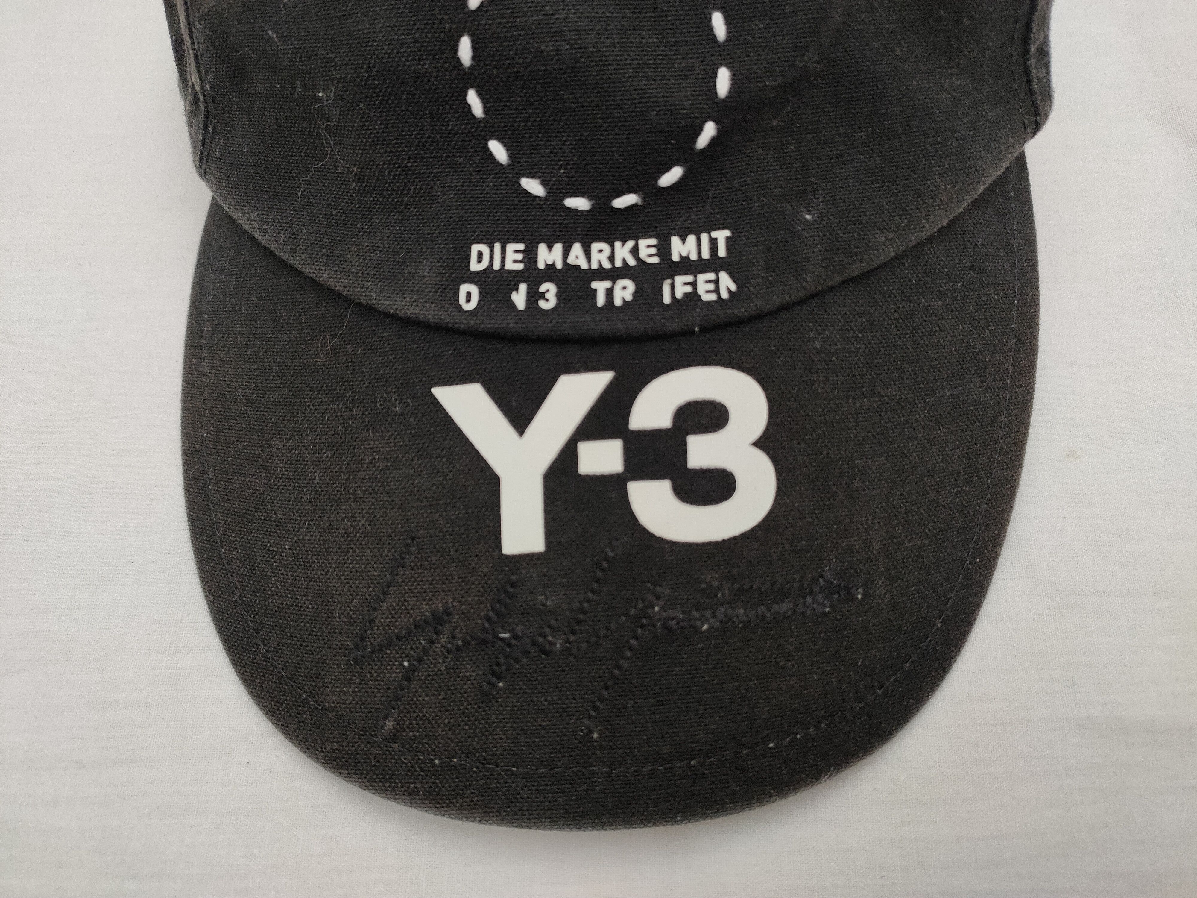 Adidas × Y-3 Y-3 x Yohji Yamamoto x Adidas Black Mens Hat Cap Size ONE SIZE - 2 Thumbnail