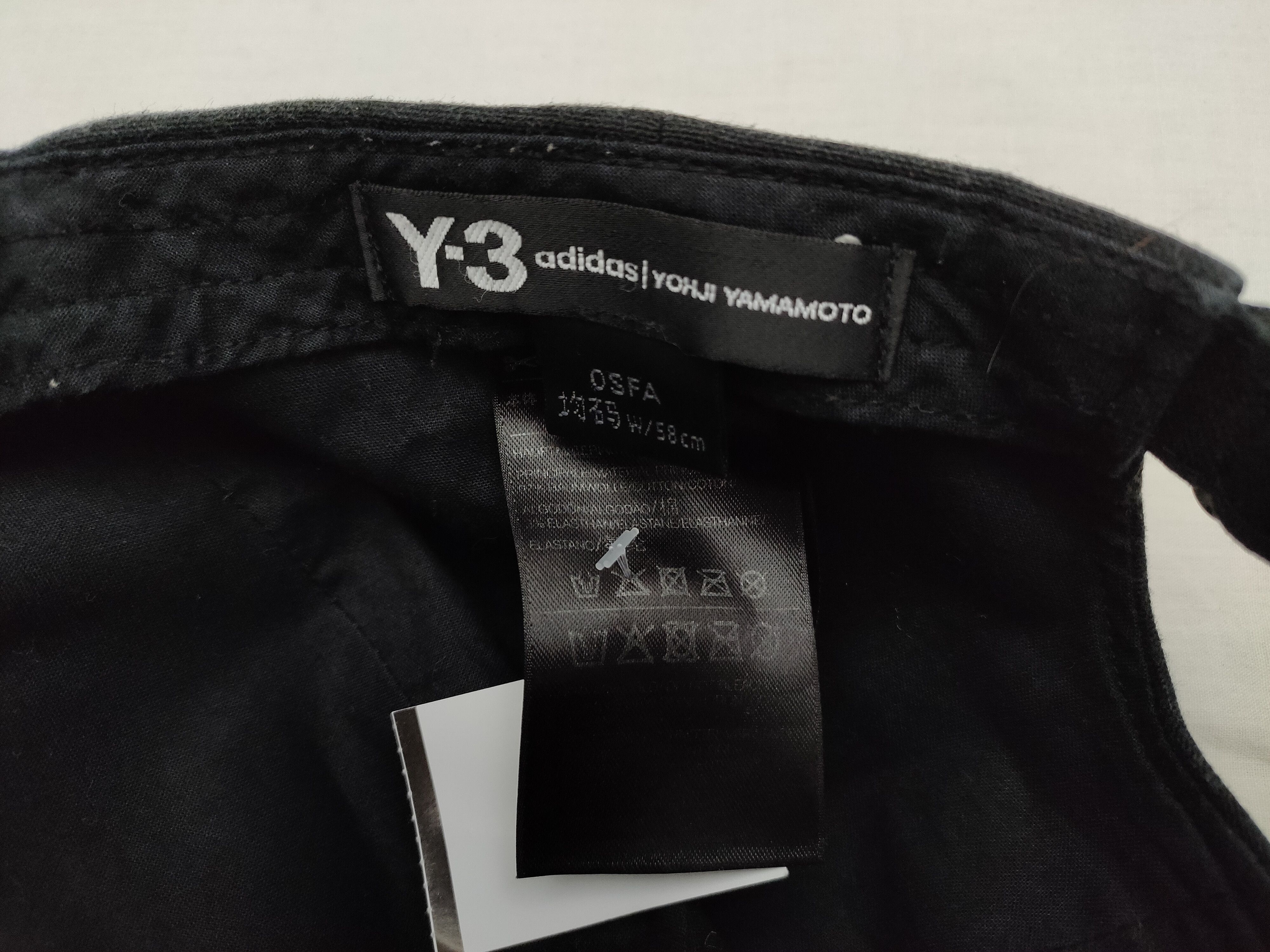 Adidas × Y-3 Y-3 x Yohji Yamamoto x Adidas Black Mens Hat Cap Size ONE SIZE - 8 Thumbnail