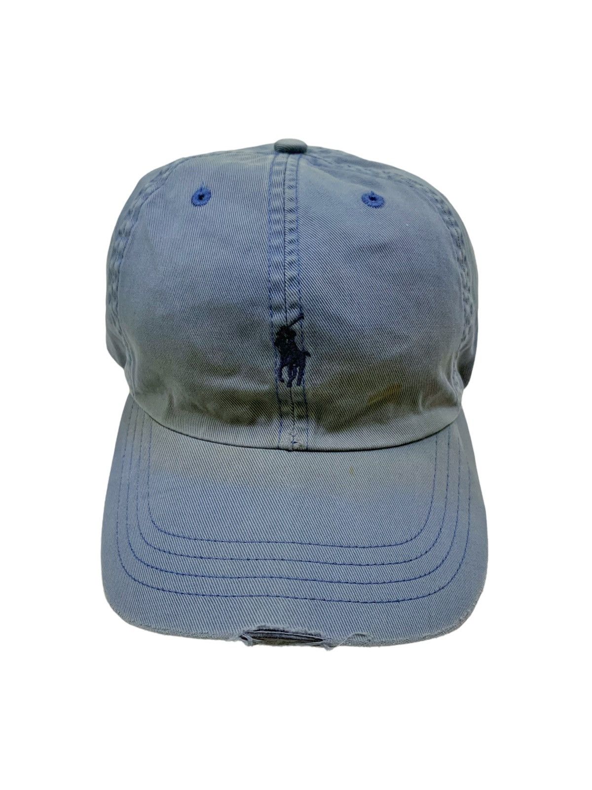 Polo Ralph Lauren 🔥Rare🔥Vintage Distressed Polo Ralph Lauren Cap Size ONE SIZE - 2 Thumbnail