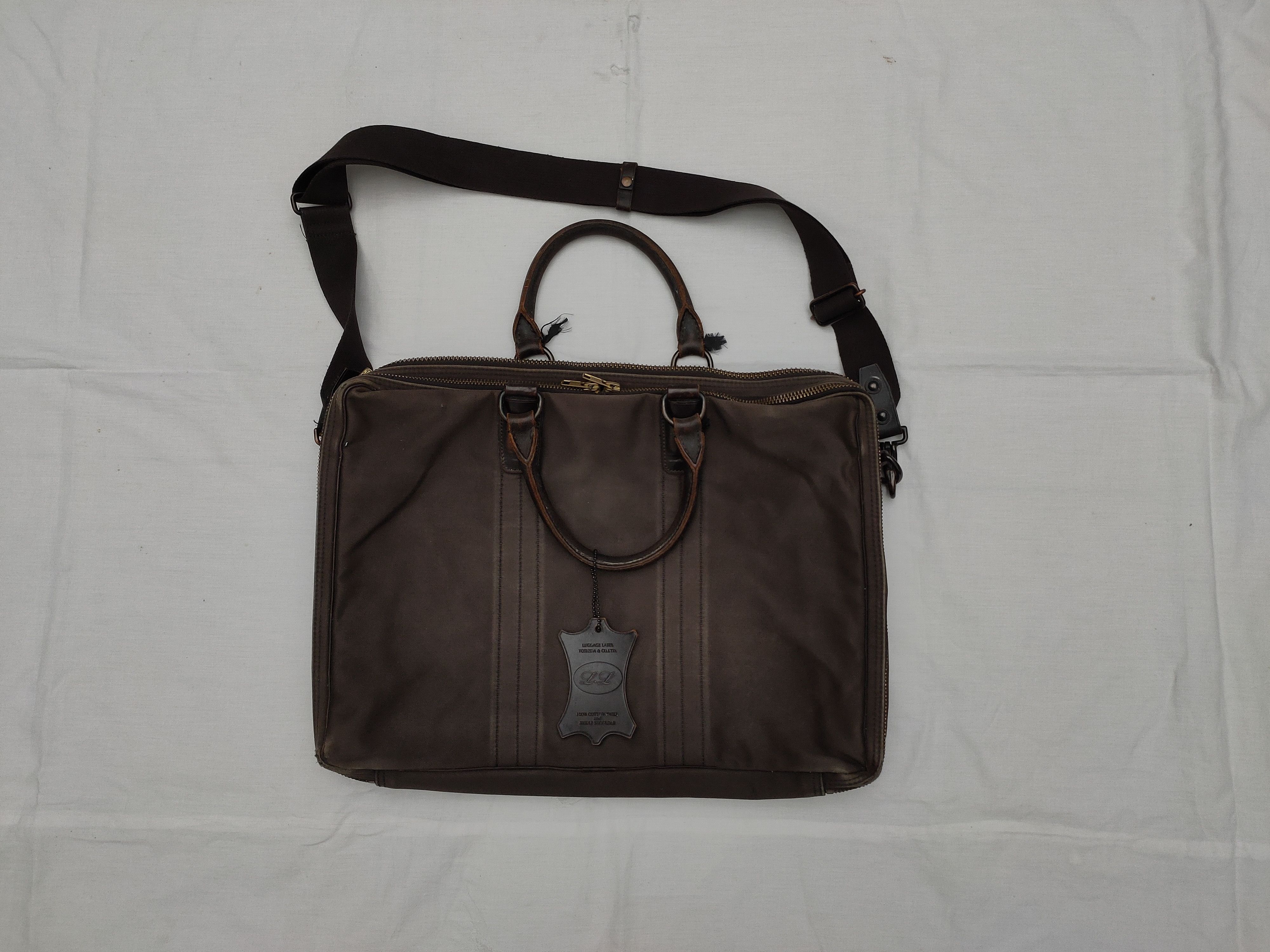 Porter Vintage Luggage Label Sling Expandable Messenger Bag Size ONE SIZE - 1 Thumbnail