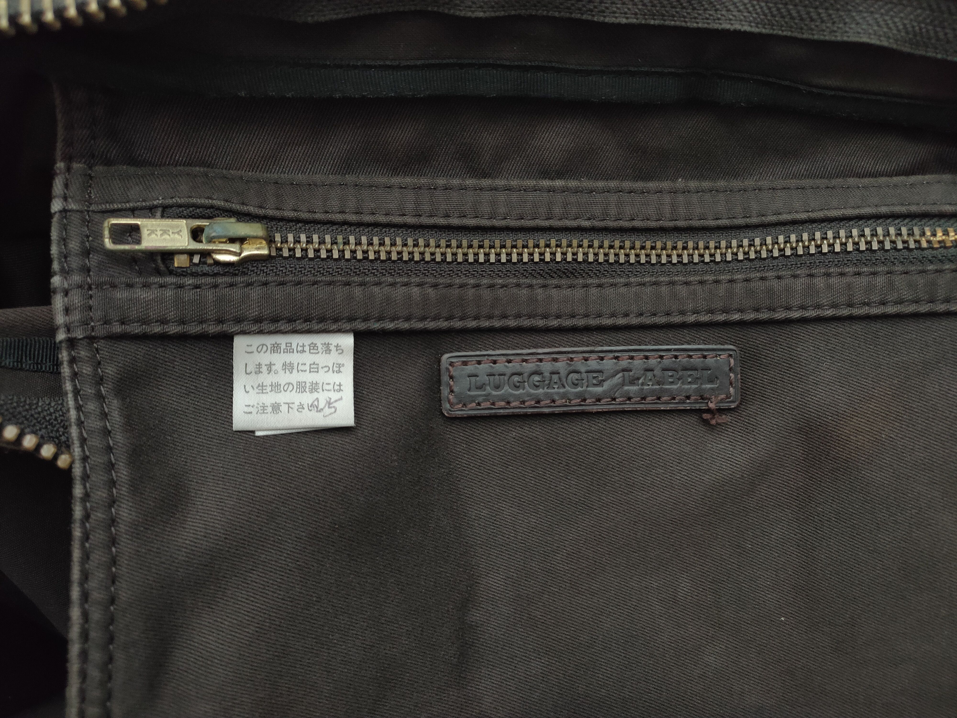 Porter Vintage Luggage Label Sling Expandable Messenger Bag Size ONE SIZE - 11 Thumbnail