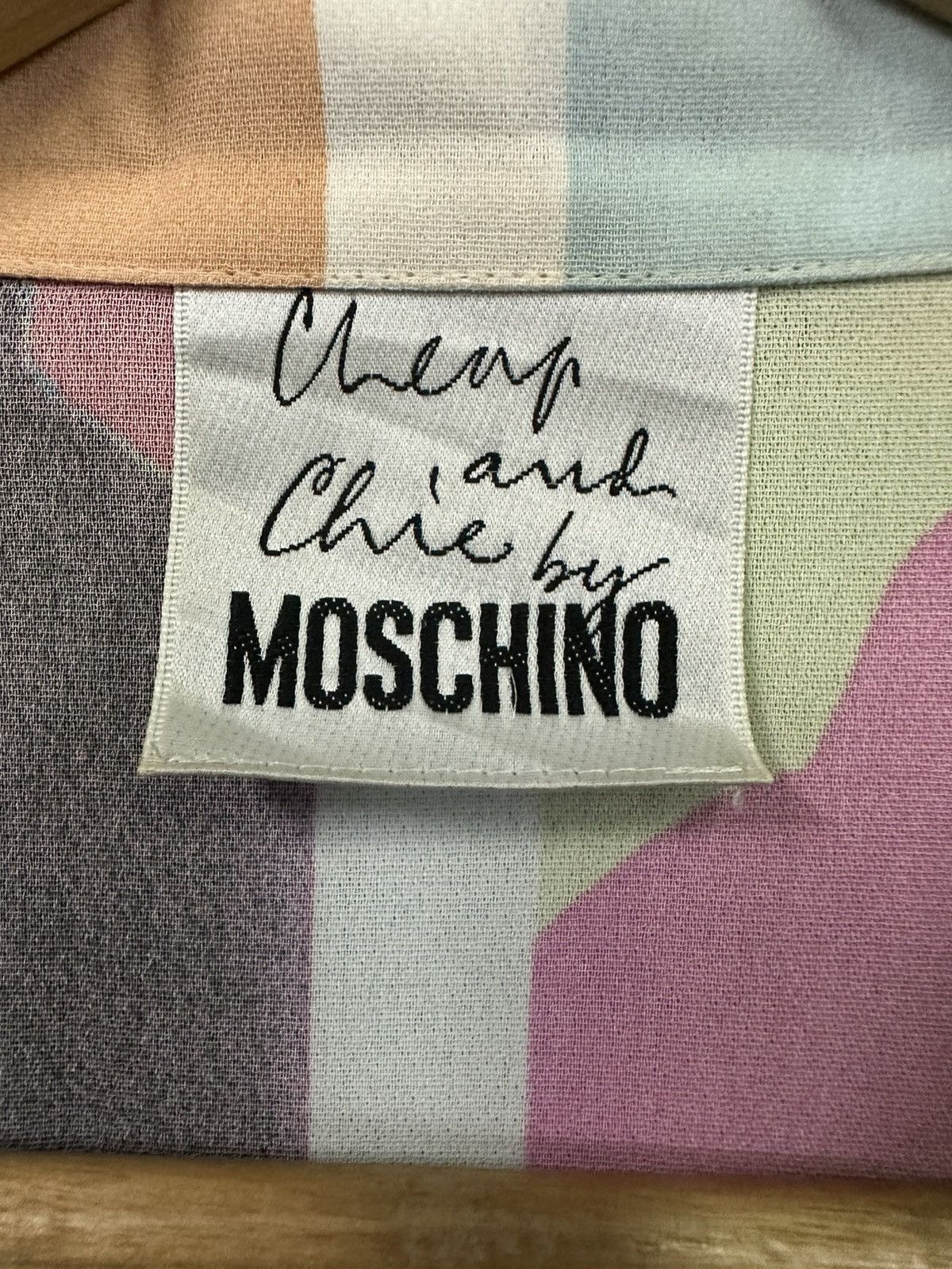 Moschino RARE VINTAGE MOSCHINO 90s ANDY WARHOL POP ART BLOUSE Size XL / US 12-14 / IT 48-50 - 8 Thumbnail