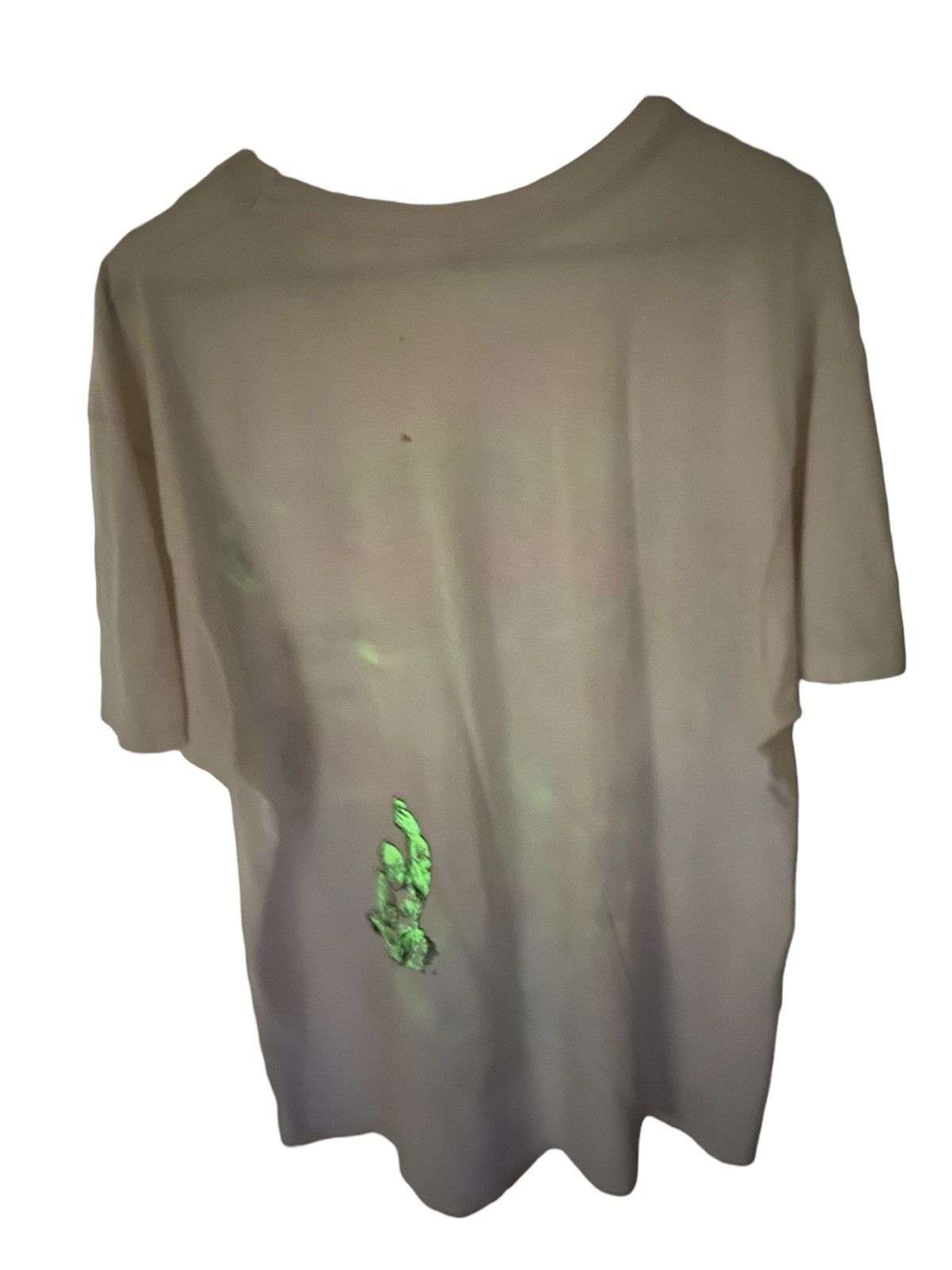 Vintage RARE 1992 Destroyed Glow In The Dark Crucifix Size US L / EU 52-54 / 3 - 5 Thumbnail