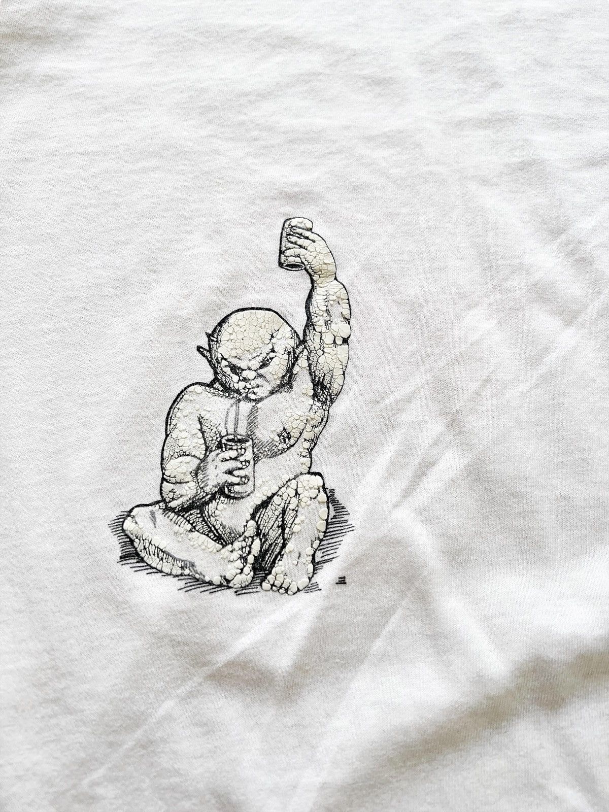 Vintage RARE 1992 Destroyed Glow In The Dark Crucifix Size US L / EU 52-54 / 3 - 6 Thumbnail