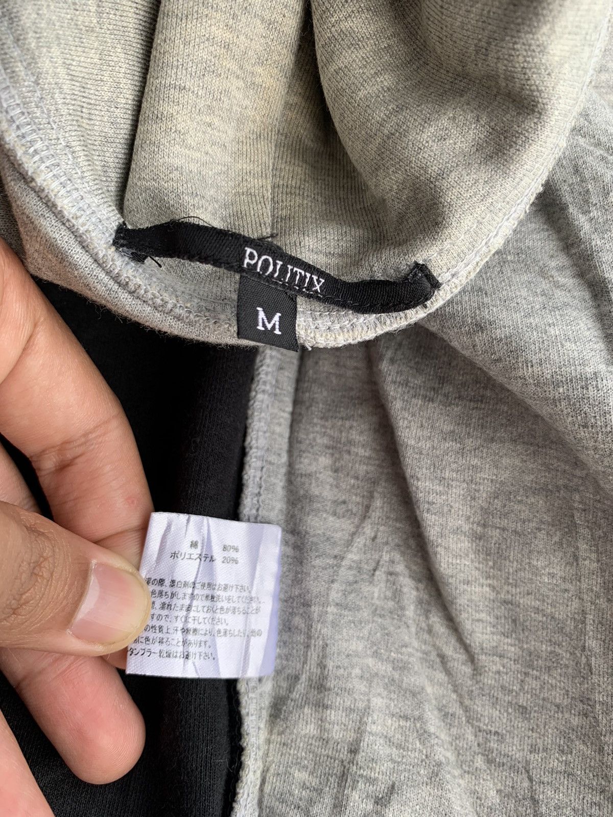 Japanese Brand Vintage JapaneseBrand Politix Hybrid Hoodie Chore Jacket Size US M / EU 48-50 / 2 - 3 Thumbnail