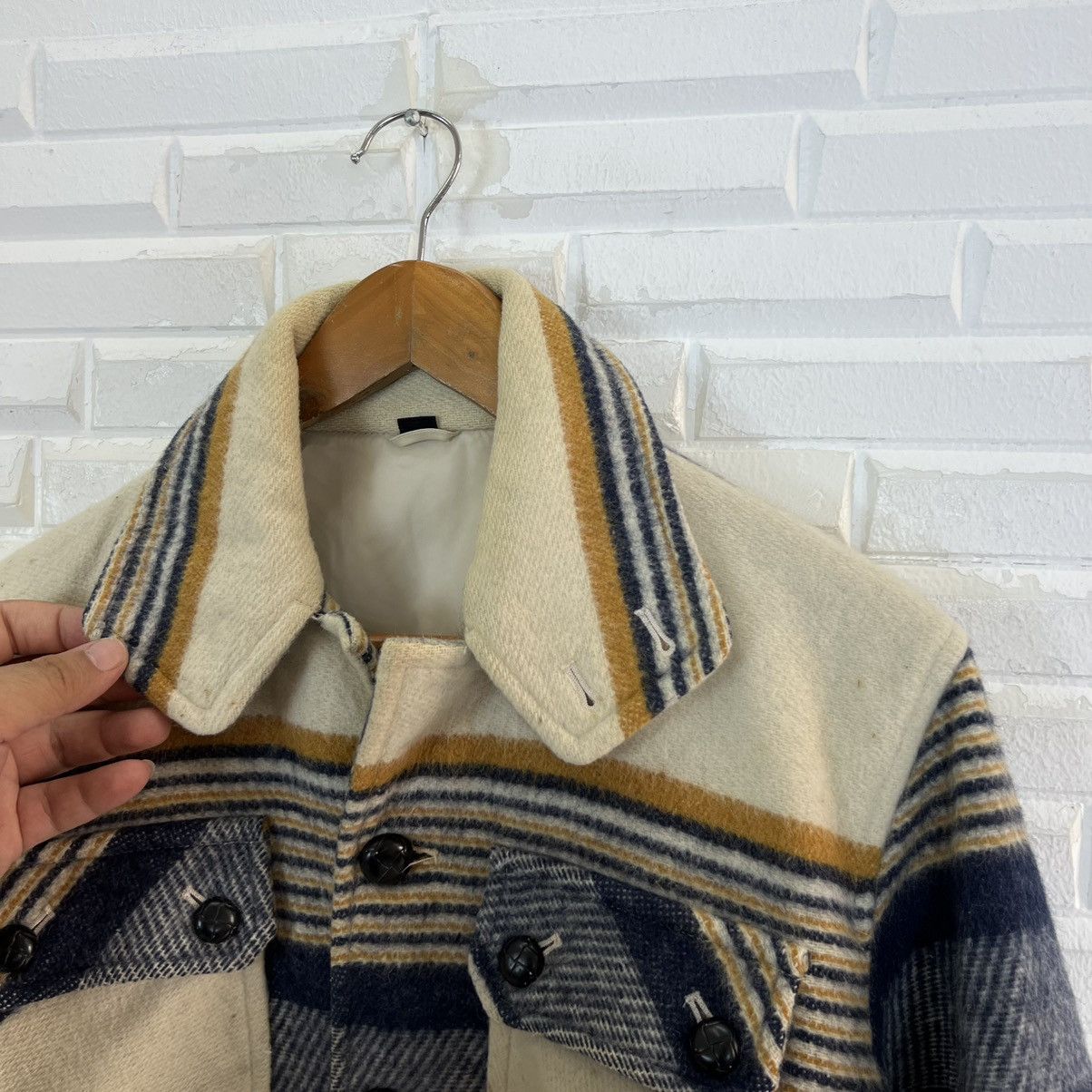 Japanese Brand VINTAGE WOOL JACKET JAPAN RARE DESIGN Size US M / EU 48-50 / 2 - 8 Thumbnail