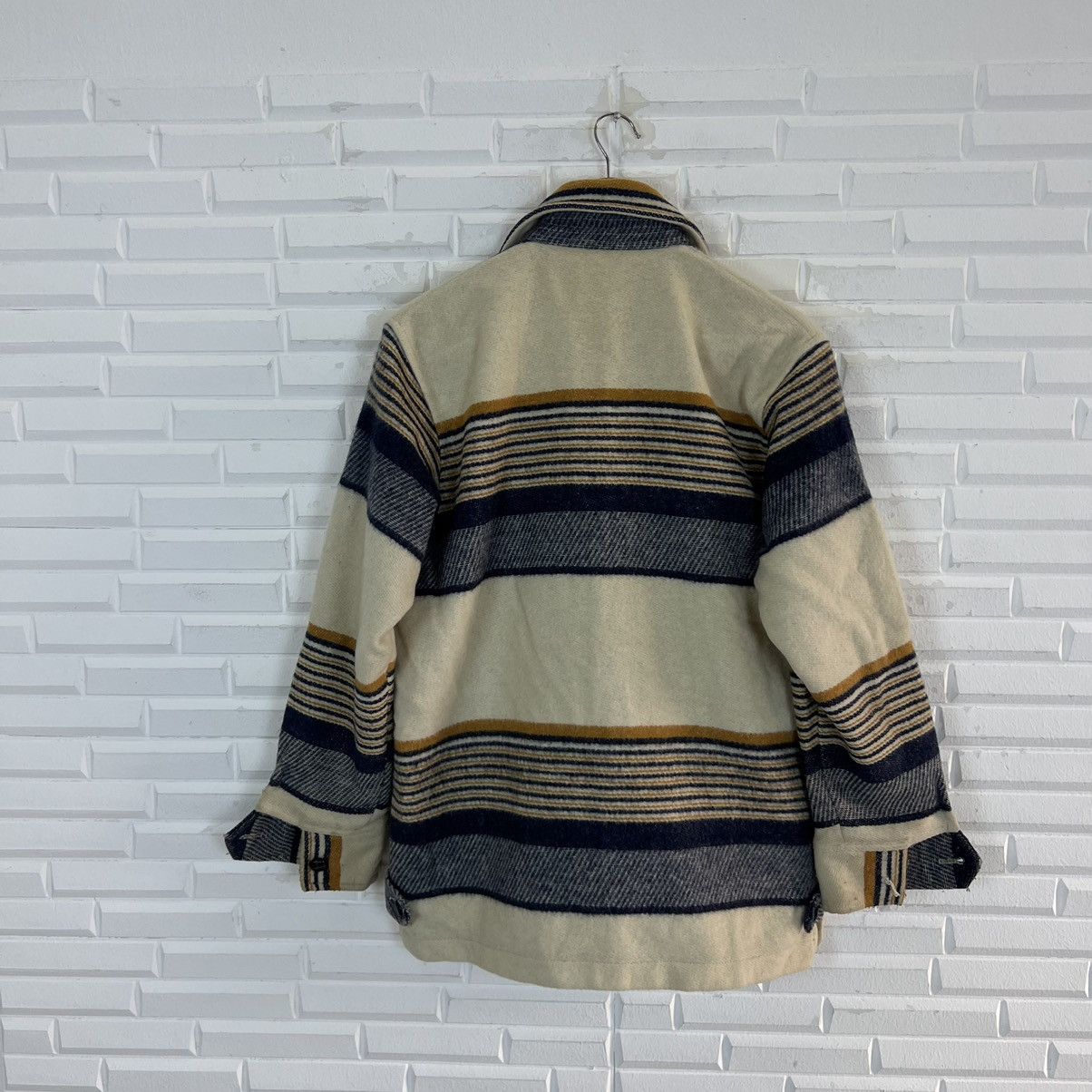Japanese Brand VINTAGE WOOL JACKET JAPAN RARE DESIGN Size US M / EU 48-50 / 2 - 9 Thumbnail