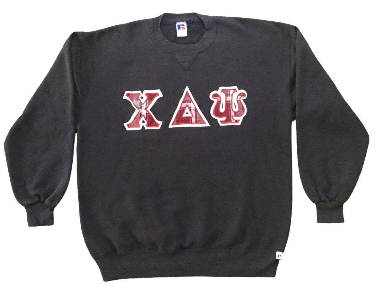 Russell Athletic Vintage Russell University Alpha Delta Psi Chi Sweatshirt Size US XL / EU 56 / 4 - 1 Thumbnail