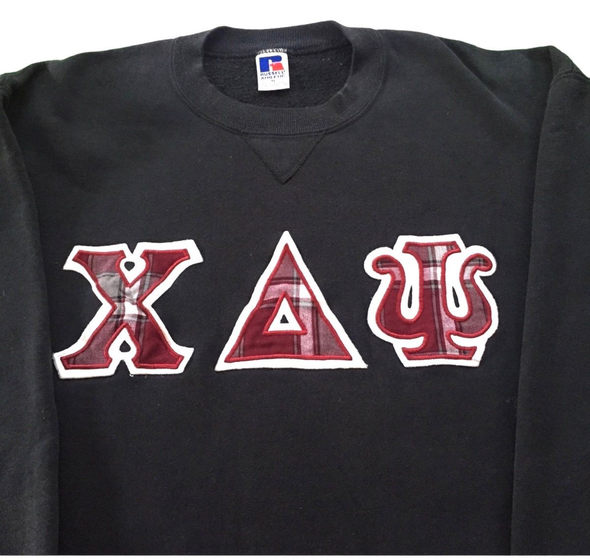 Russell Athletic Vintage Russell University Alpha Delta Psi Chi Sweatshirt Size US XL / EU 56 / 4 - 2 Thumbnail