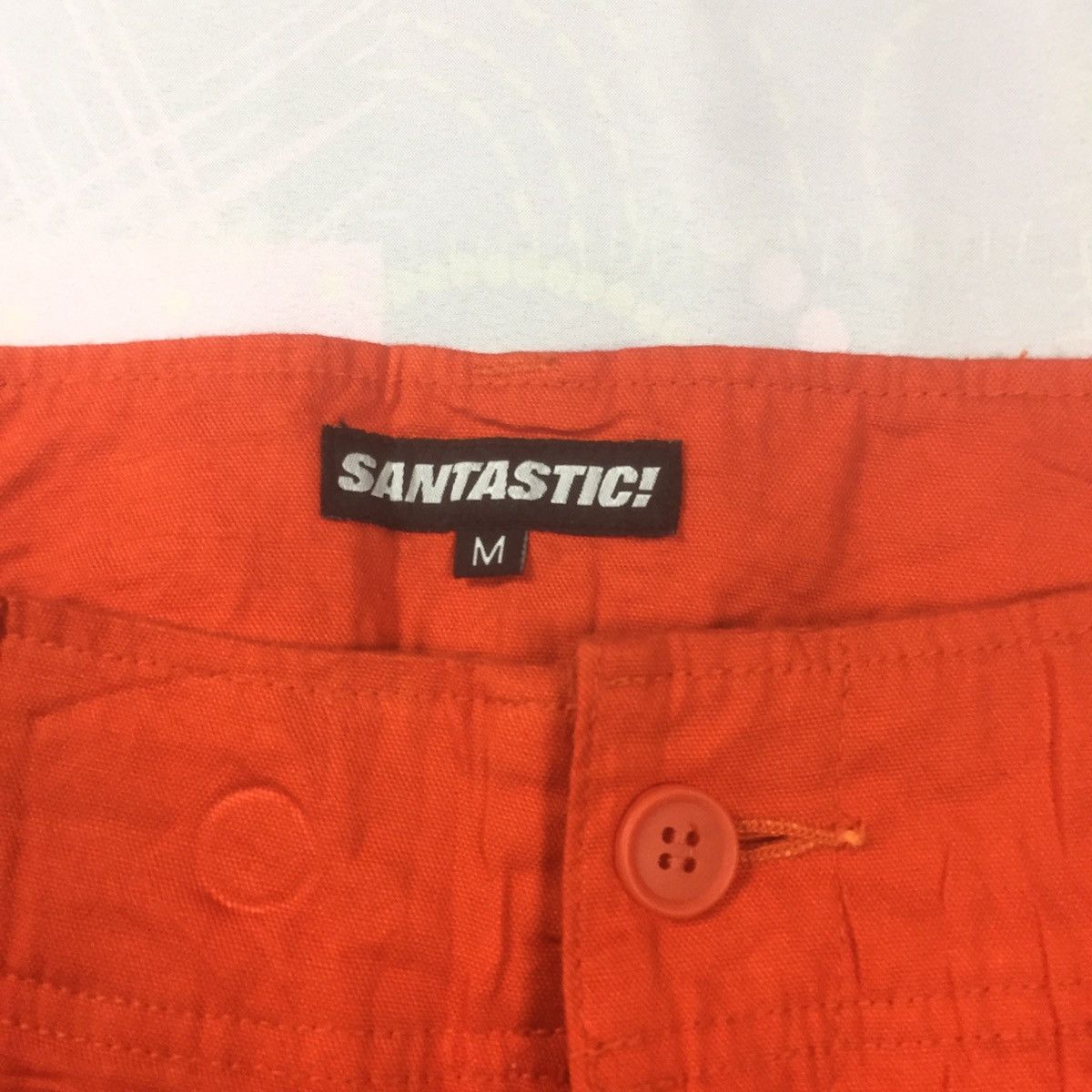 Japanese Brand Santastic Trousers Bottom Drawstring Cargo Side Pockets Size US 31 - 3 Thumbnail