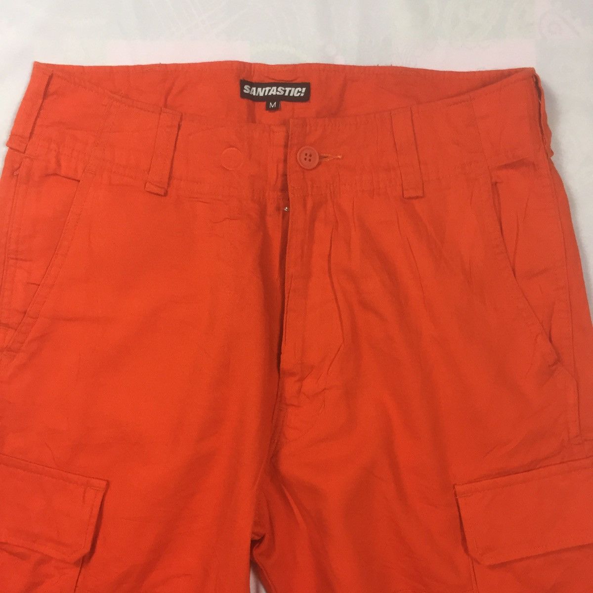 Japanese Brand Santastic Trousers Bottom Drawstring Cargo Side Pockets Size US 31 - 4 Thumbnail