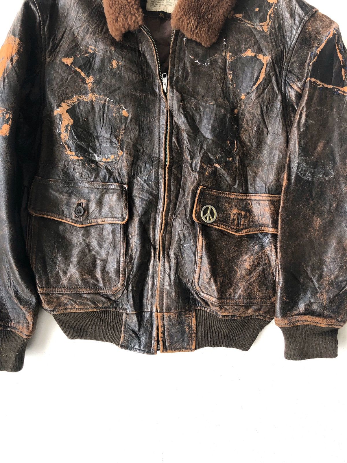 Harley Davidson Harley Davidson Cozy Fur Neck Leather Biker Jacket Size US M / EU 48-50 / 2 - 6 Thumbnail