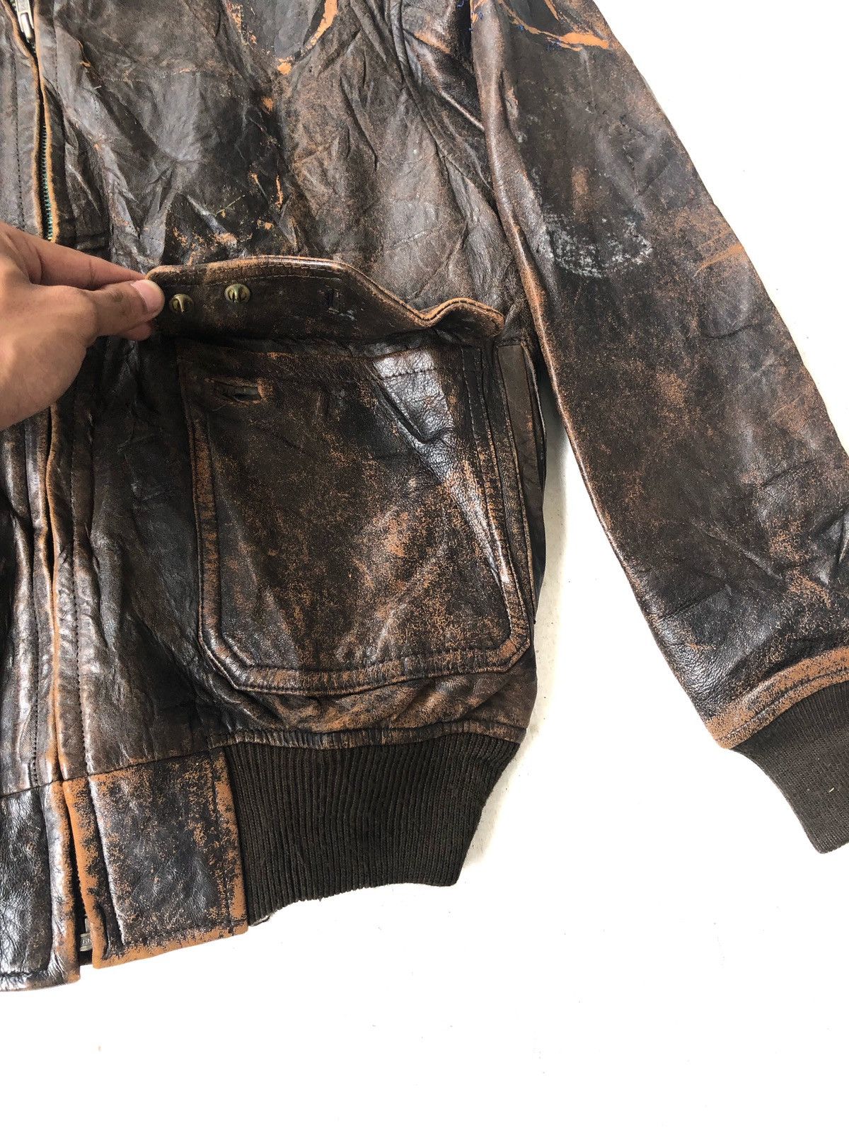 Harley Davidson Harley Davidson Cozy Fur Neck Leather Biker Jacket Size US M / EU 48-50 / 2 - 7 Thumbnail