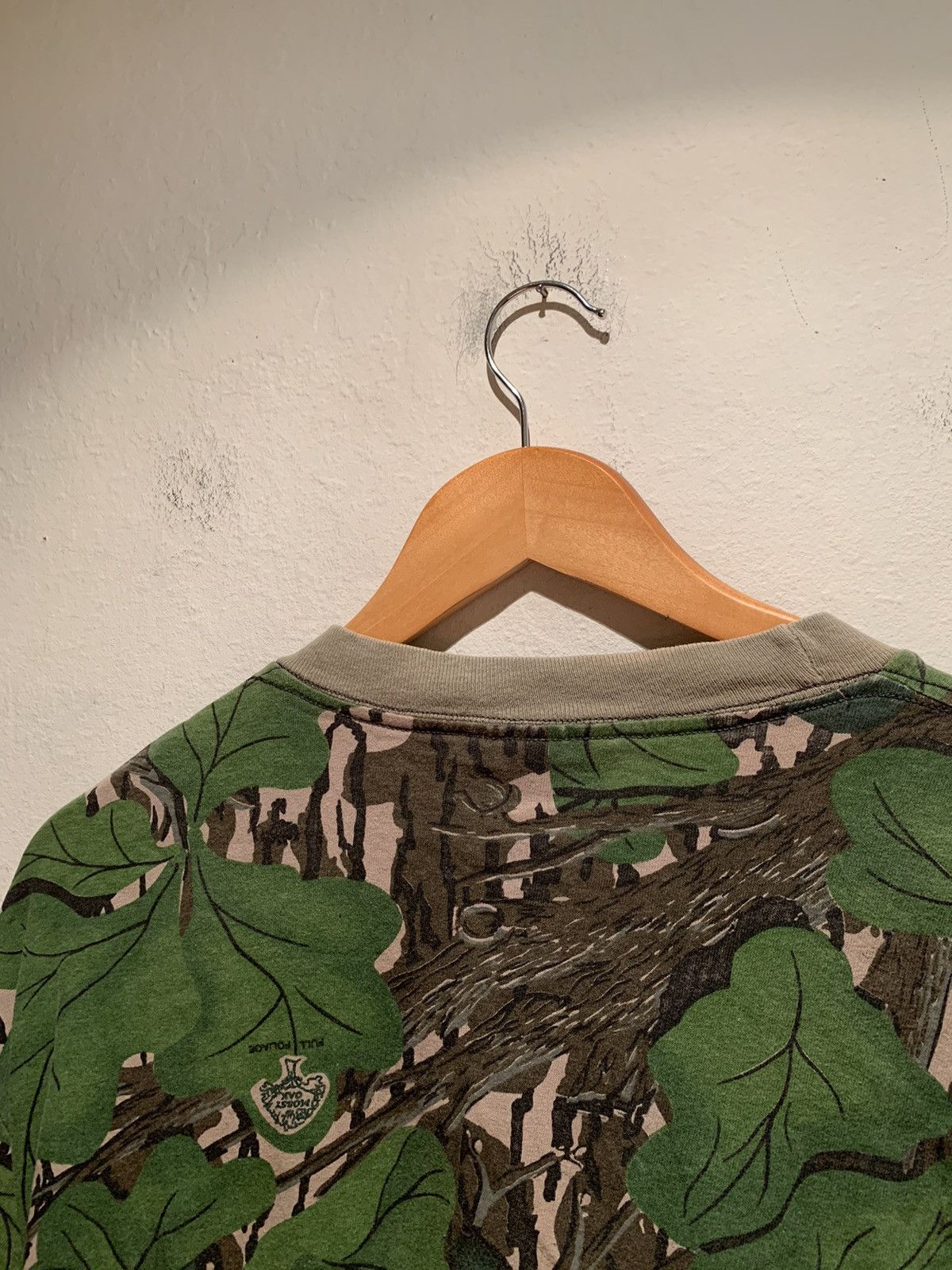 Mossy Oaks × Vintage *RARE* Vintage Mossy Oak Leaf Camo Single Stitch LS Shirt L Size US L / EU 52-54 / 3 - 6 Thumbnail