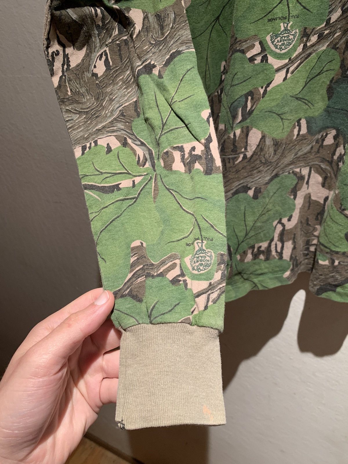 Mossy Oaks × Vintage *RARE* Vintage Mossy Oak Leaf Camo Single Stitch LS Shirt L Size US L / EU 52-54 / 3 - 4 Thumbnail