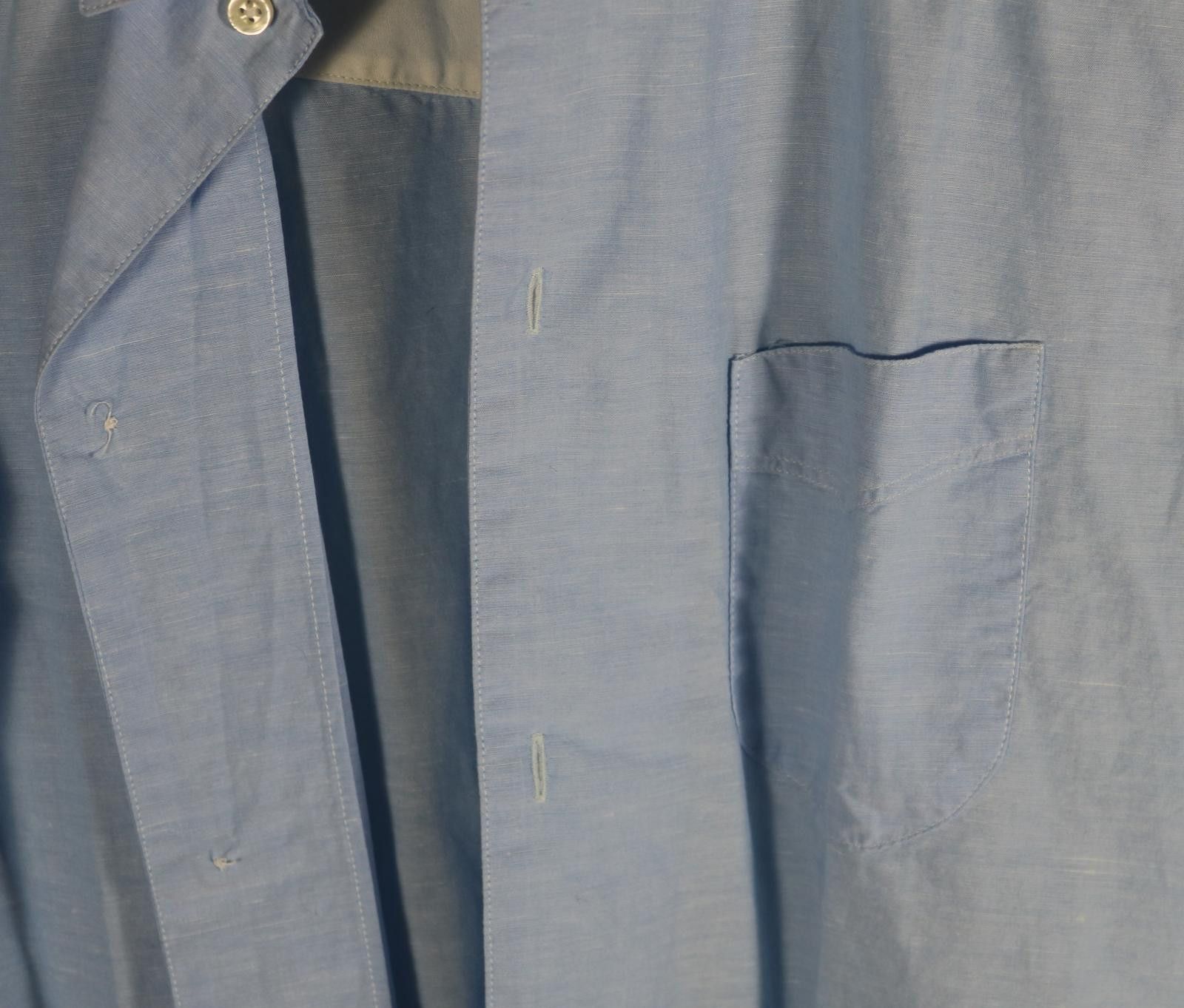 Officine Generale Officine Generale Cotton Linen Button Down Shirt Small Size US S / EU 44-46 / 1 - 3 Thumbnail