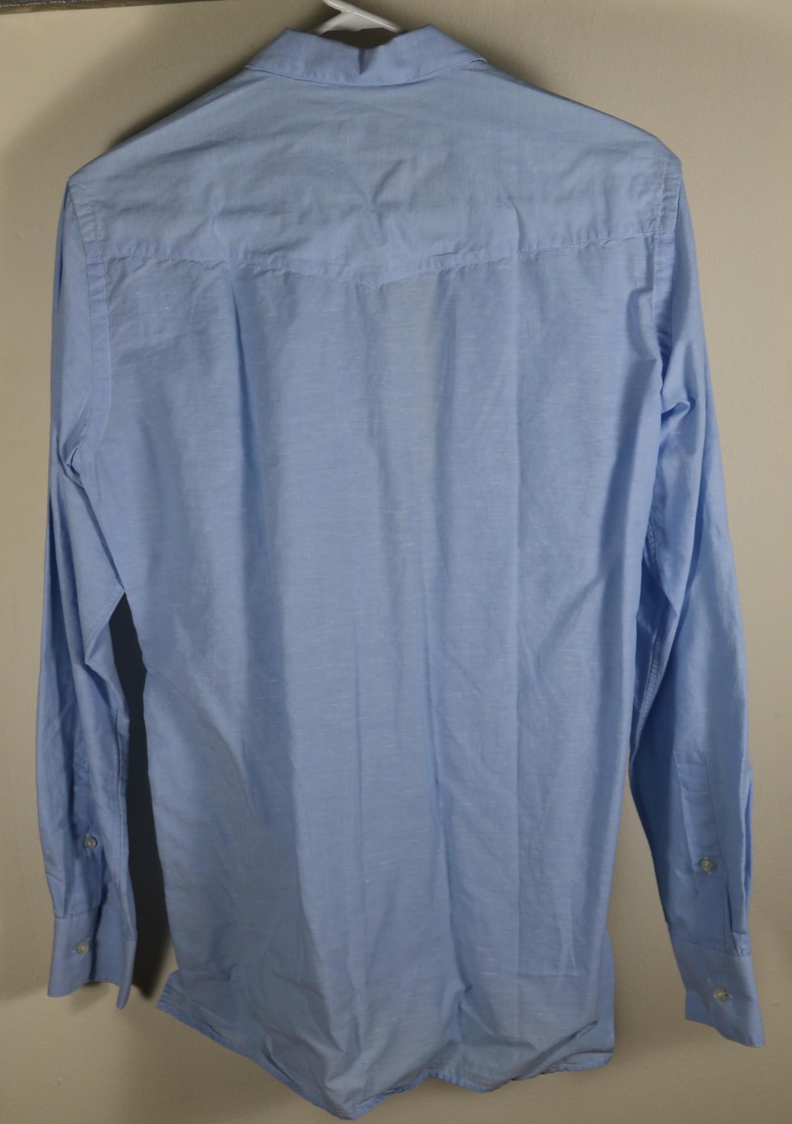 Officine Generale Officine Generale Cotton Linen Button Down Shirt Small Size US S / EU 44-46 / 1 - 4 Thumbnail