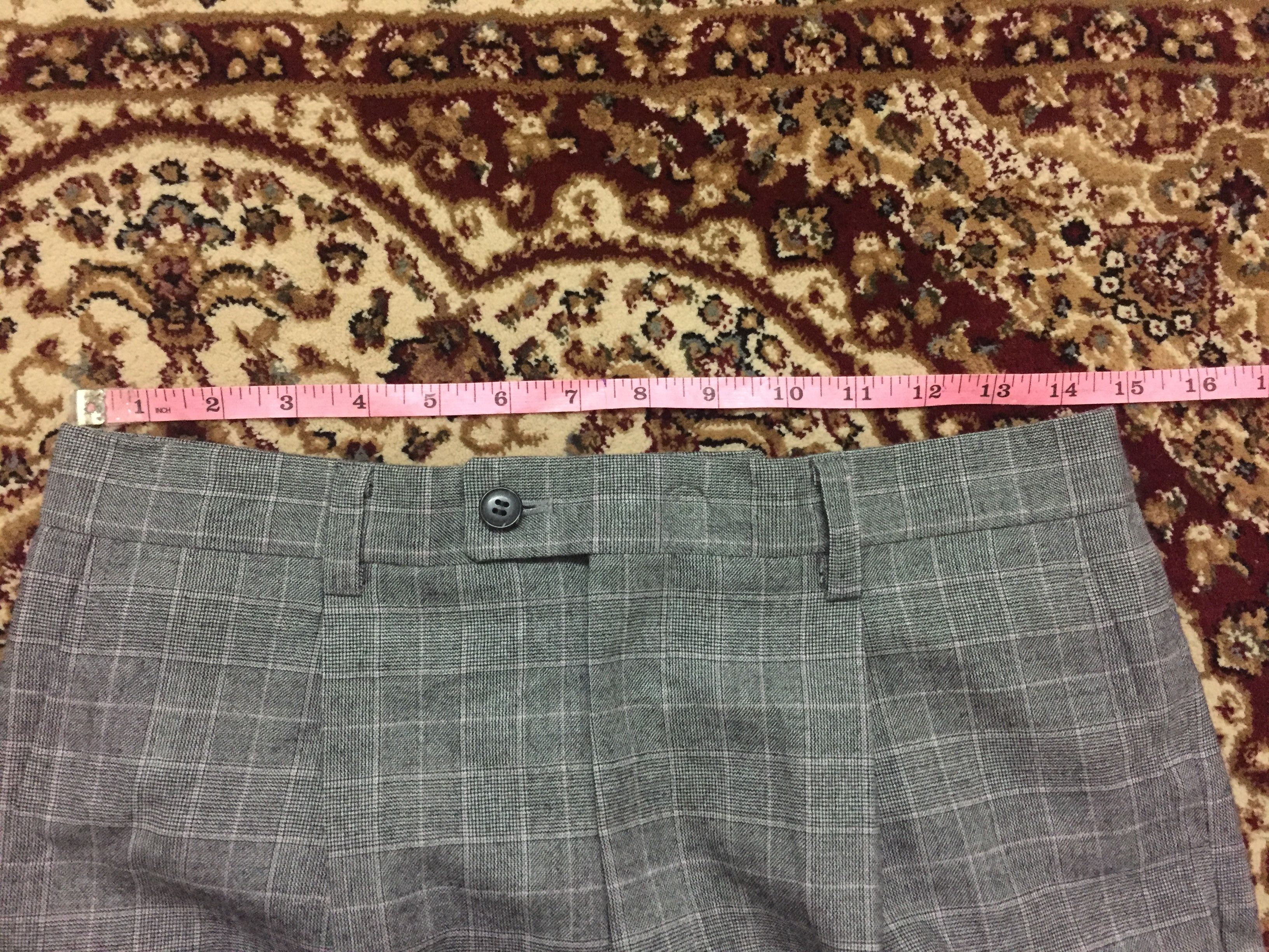 Lanvin 90's LANVIN Tartan Classic Wool Cashmere pants luxury Size US 29 - 10 Thumbnail