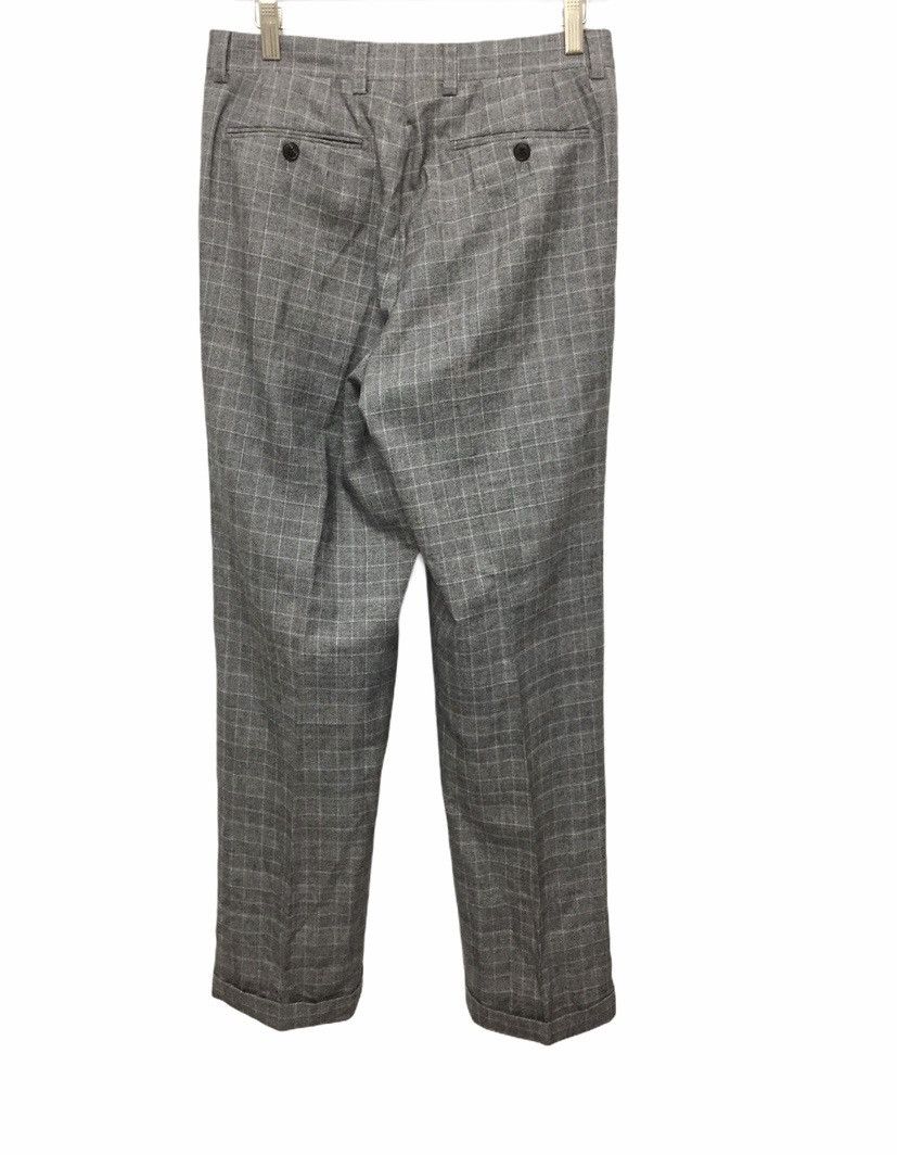 Lanvin 90's LANVIN Tartan Classic Wool Cashmere pants luxury Size US 29 - 6 Thumbnail