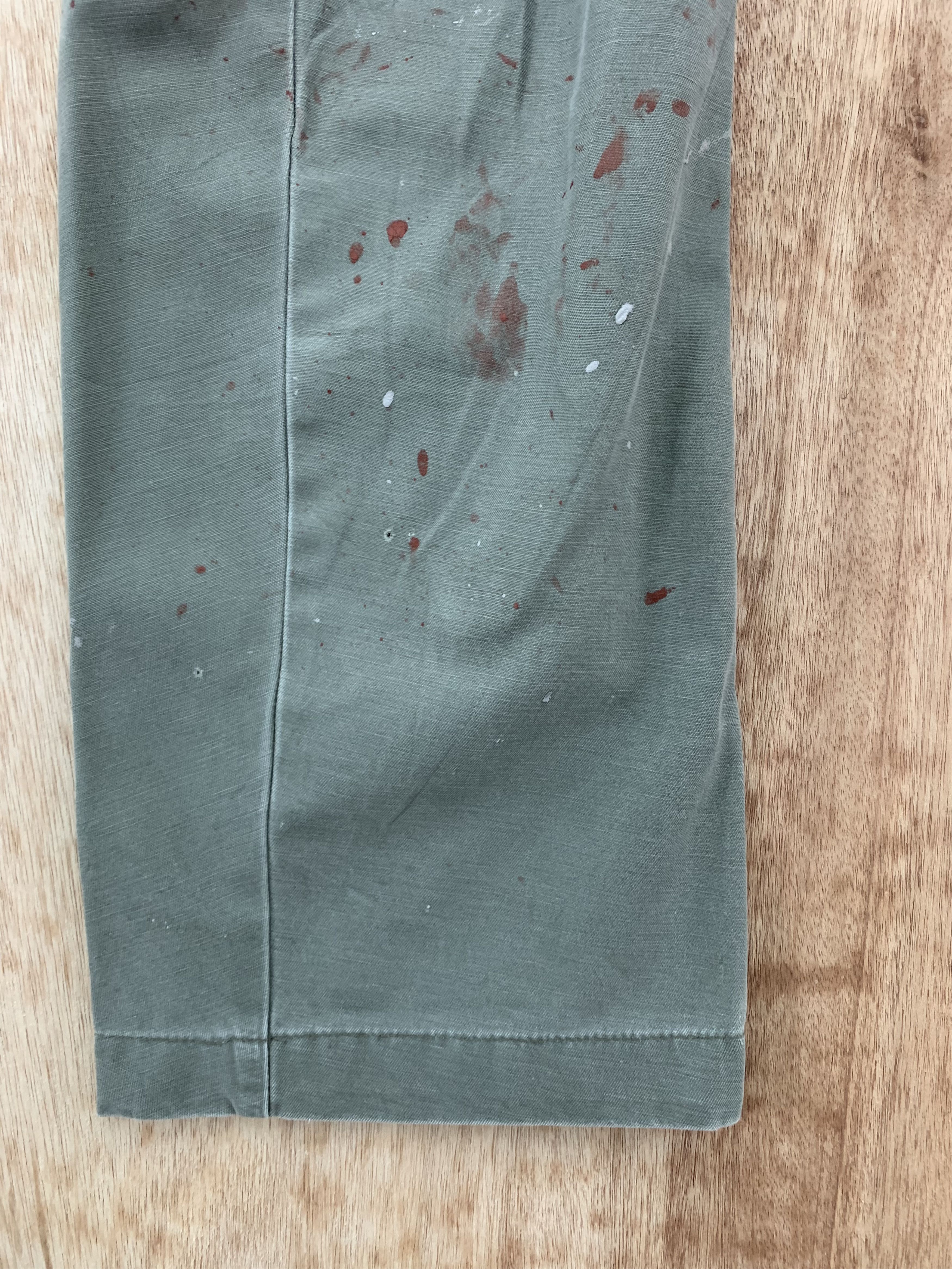 Japanese Brand Cargo Pants Xebec Twist Multipocket Painted Distressed Size US 32 / EU 48 - 8 Thumbnail