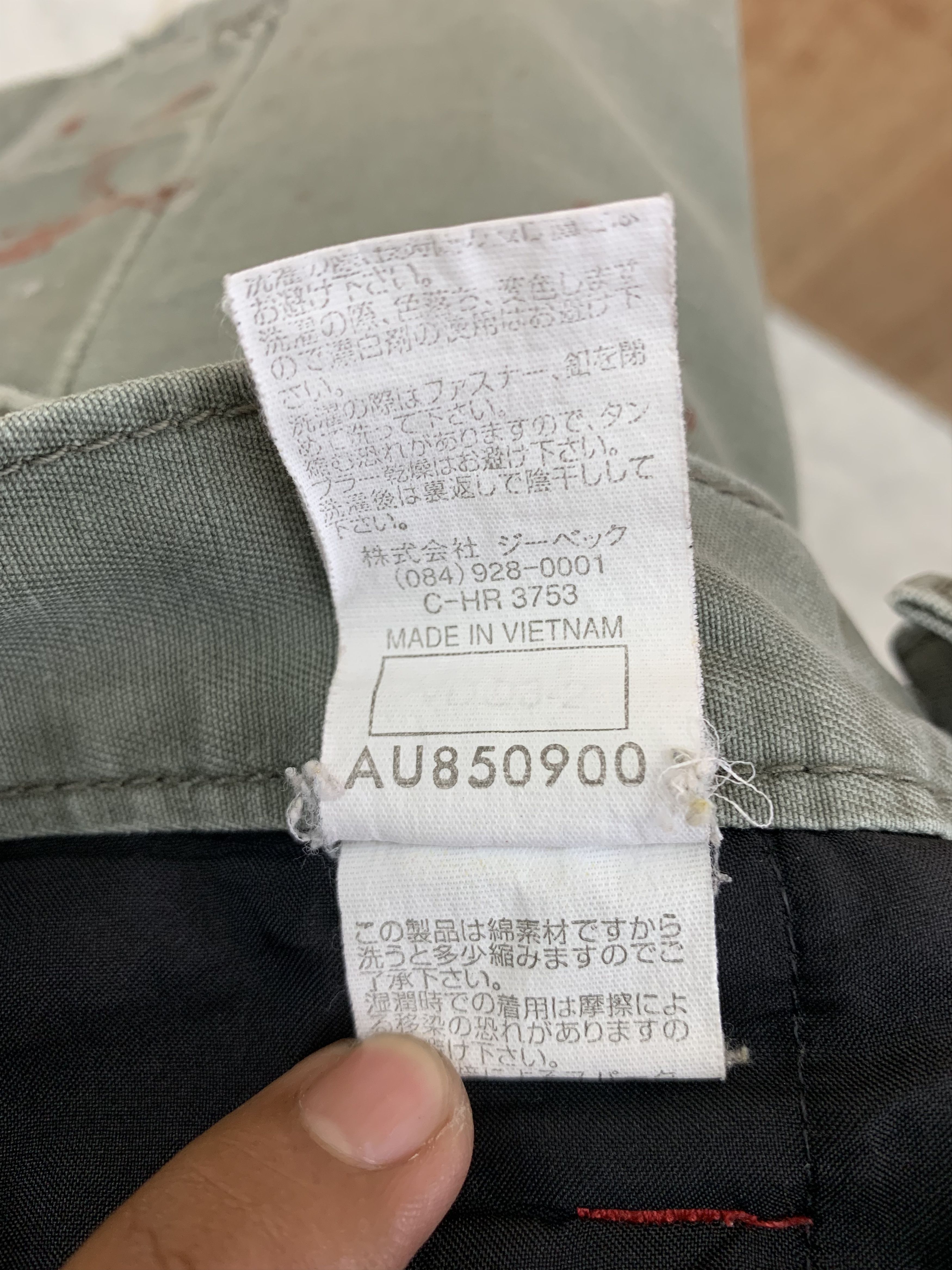 Japanese Brand Cargo Pants Xebec Twist Multipocket Painted Distressed Size US 32 / EU 48 - 20 Thumbnail