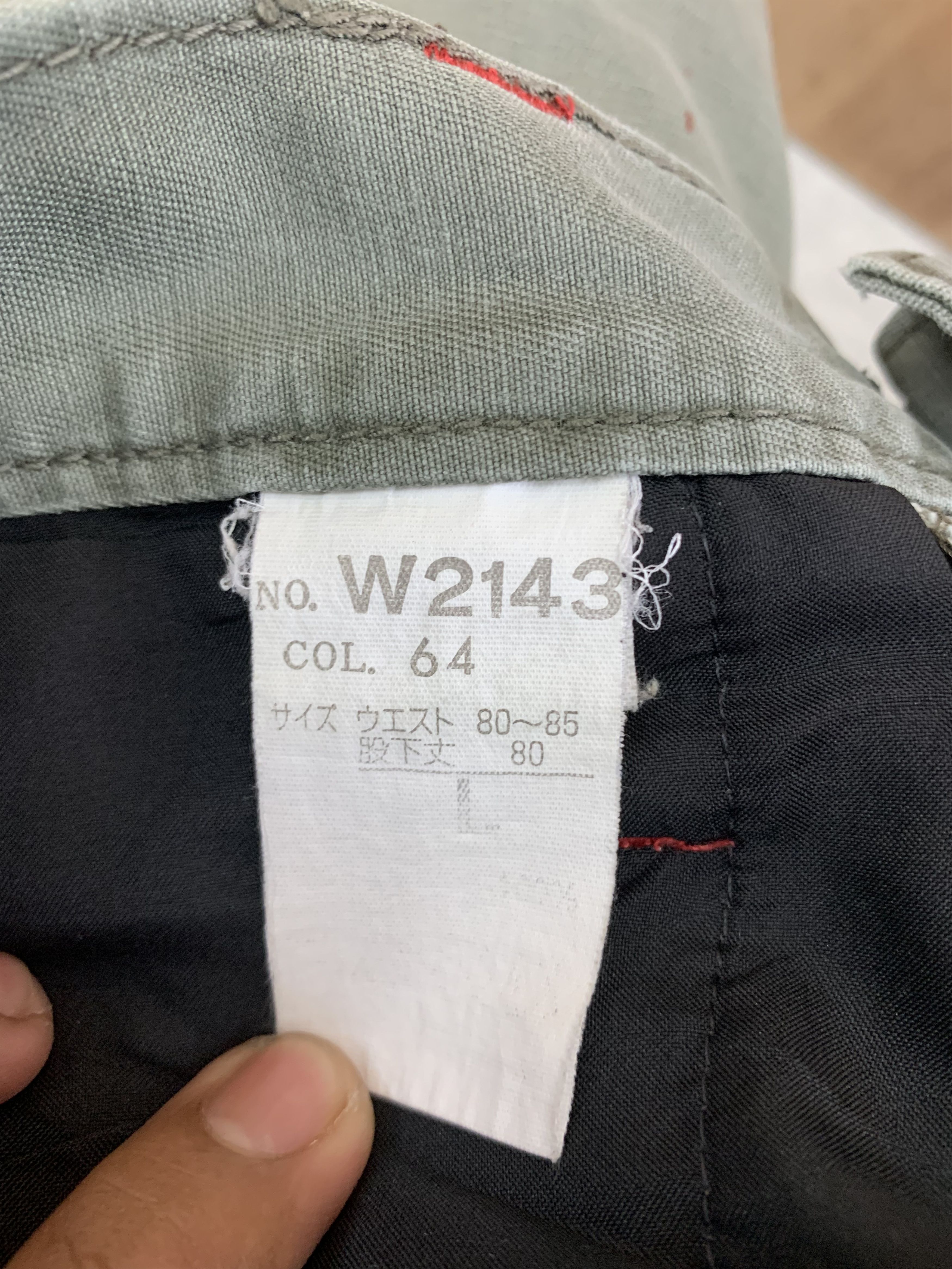 Japanese Brand Cargo Pants Xebec Twist Multipocket Painted Distressed Size US 32 / EU 48 - 21 Thumbnail