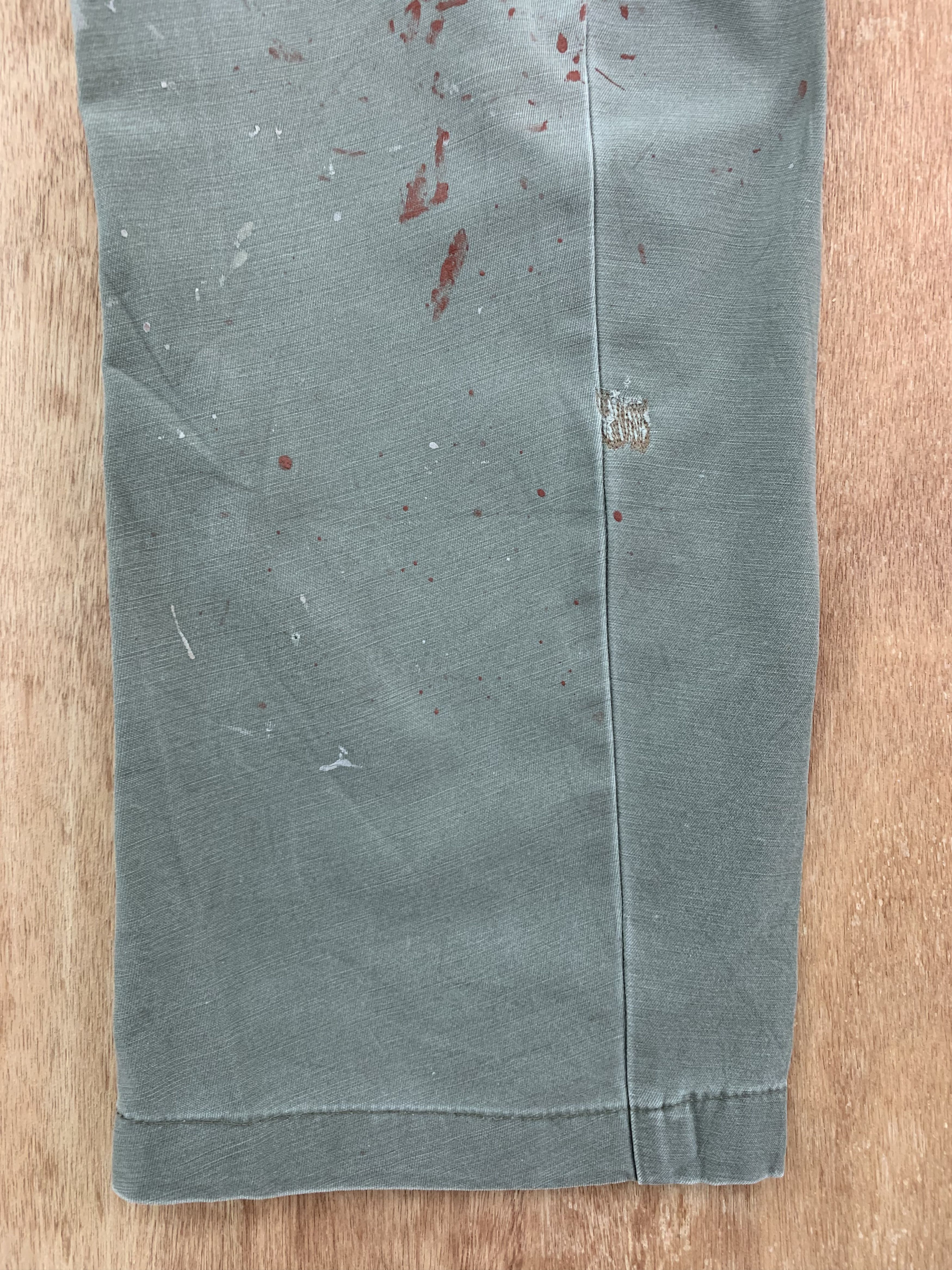Japanese Brand Cargo Pants Xebec Twist Multipocket Painted Distressed Size US 32 / EU 48 - 9 Thumbnail