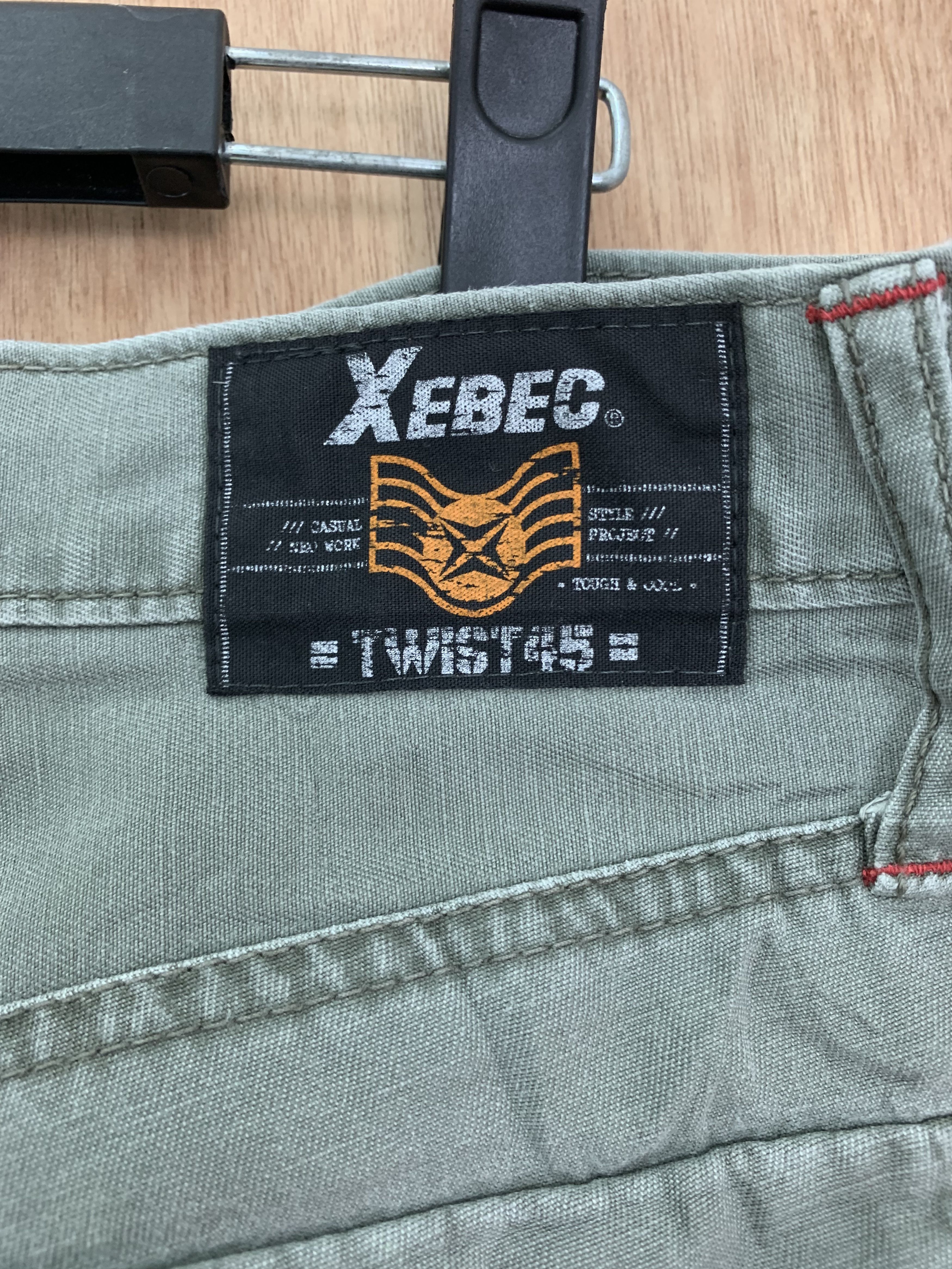 Japanese Brand Cargo Pants Xebec Twist Multipocket Painted Distressed Size US 32 / EU 48 - 18 Thumbnail