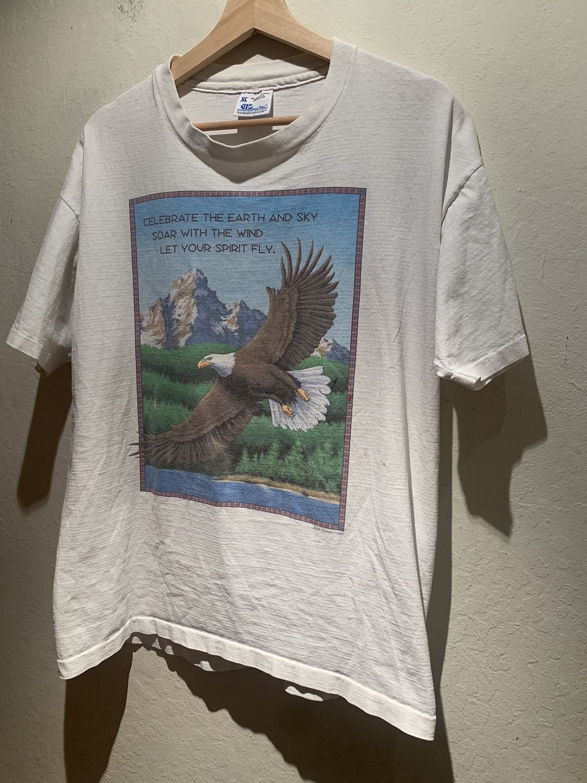 RARE* Vintage 1994 Eagle Nature Single Stitch USA-Made Shirt