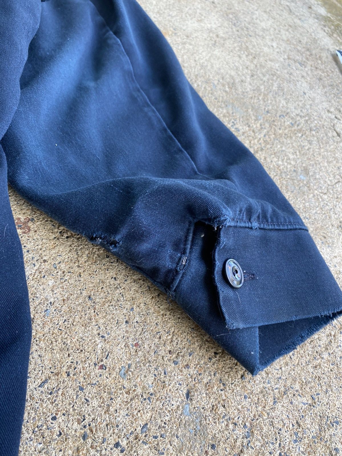 Japanese Brand × Vintage Vintage 90’s Workwear Mechanics Distressed Jacket Size US XXL / EU 58 / 5 - 15 Thumbnail