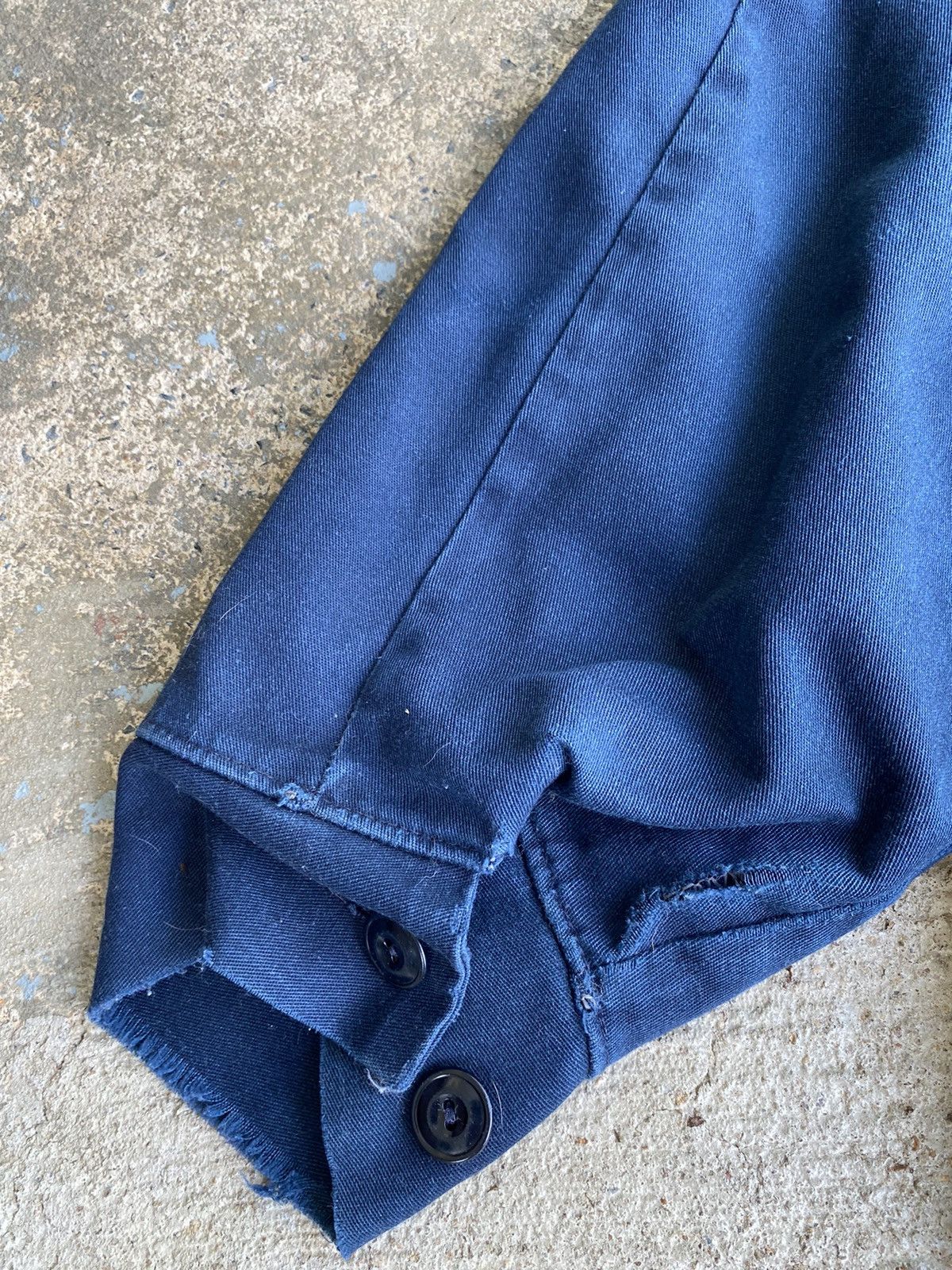 Japanese Brand × Vintage Vintage 90’s Workwear Mechanics Distressed Jacket Size US XXL / EU 58 / 5 - 14 Thumbnail
