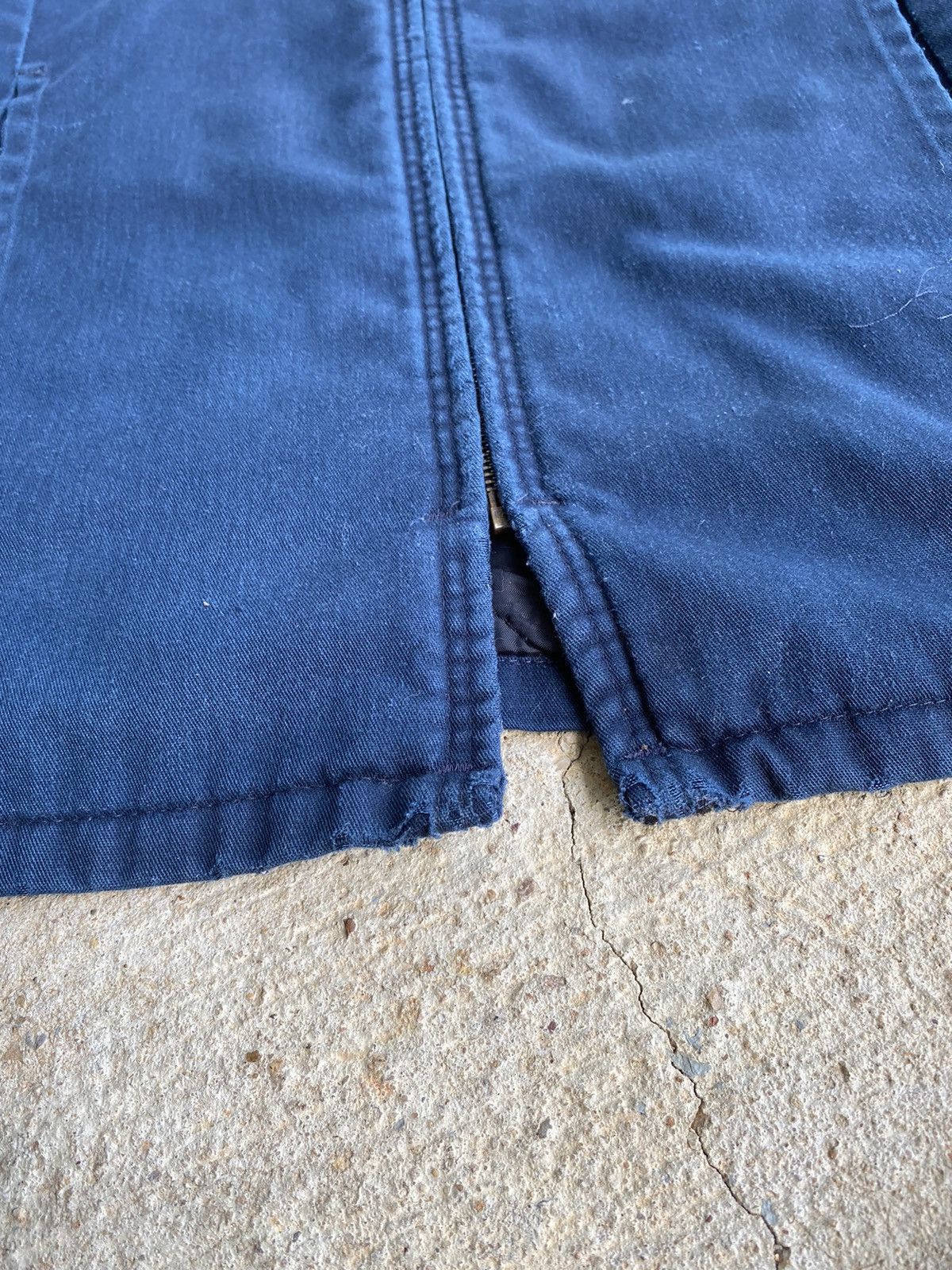 Japanese Brand × Vintage Vintage 90’s Workwear Mechanics Distressed Jacket Size US XXL / EU 58 / 5 - 12 Thumbnail