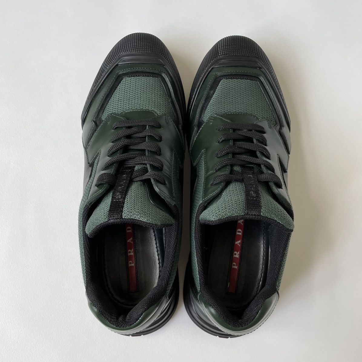 Prada A/W 15 Contrast Dipped Front Sneakers Size US 8 / EU 41 - 6 Thumbnail