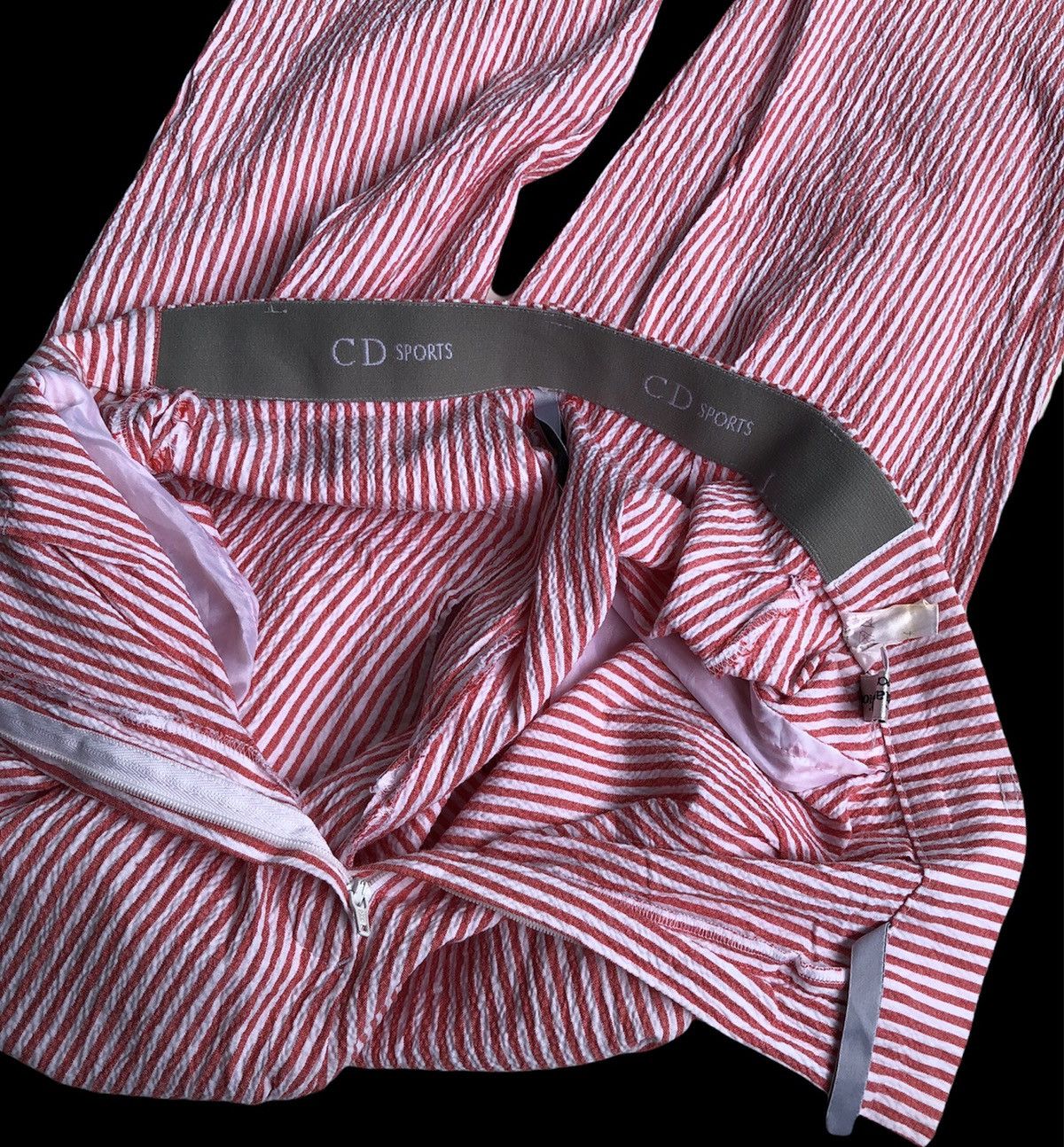 Christian Dior Monsieur Authentics Vintage 90s CHRISTIAN DIOR SPORT Stripe Pants Size US 27 - 3 Thumbnail