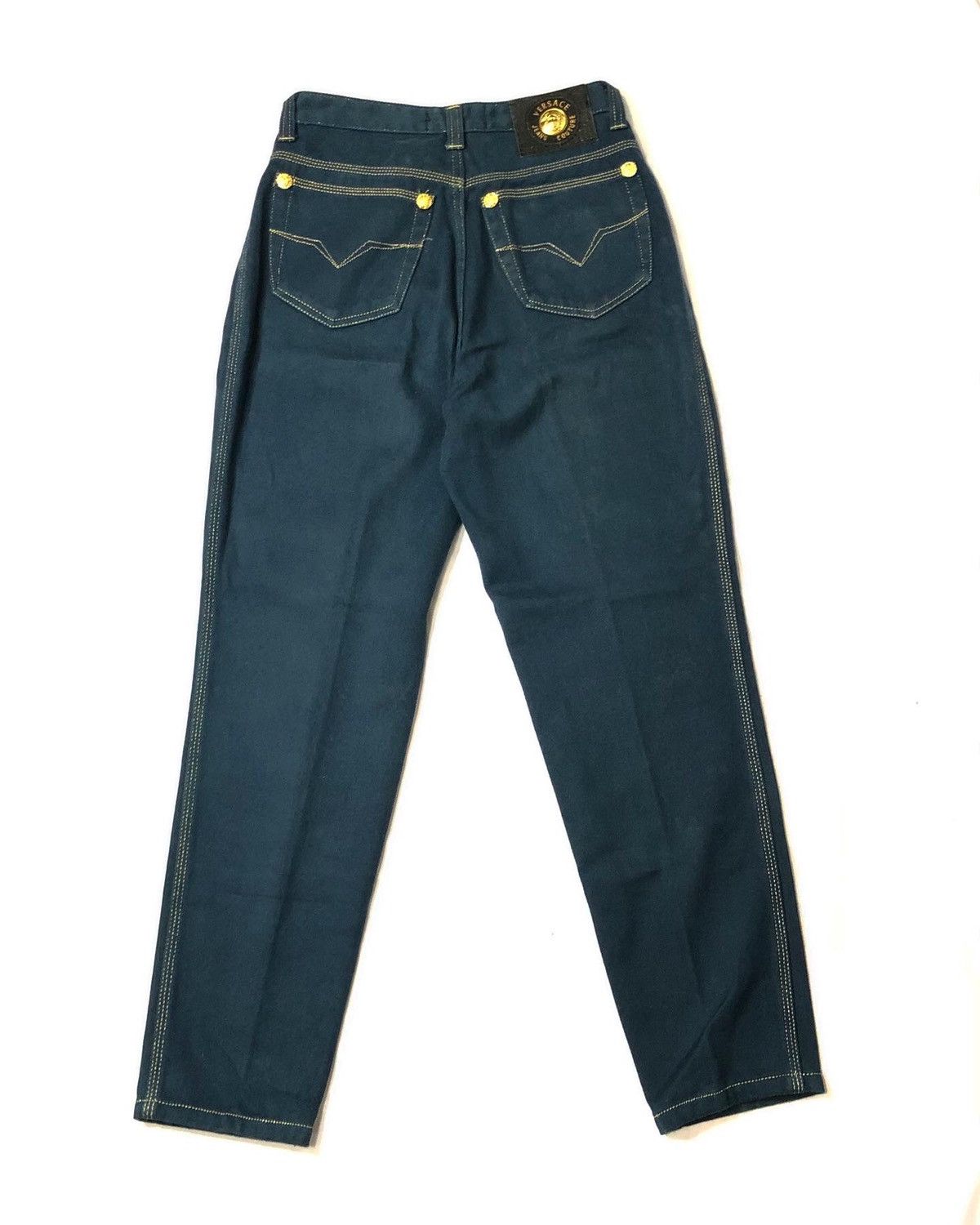 Vintage 90s Versace Jeans Couter Full Button Medusa