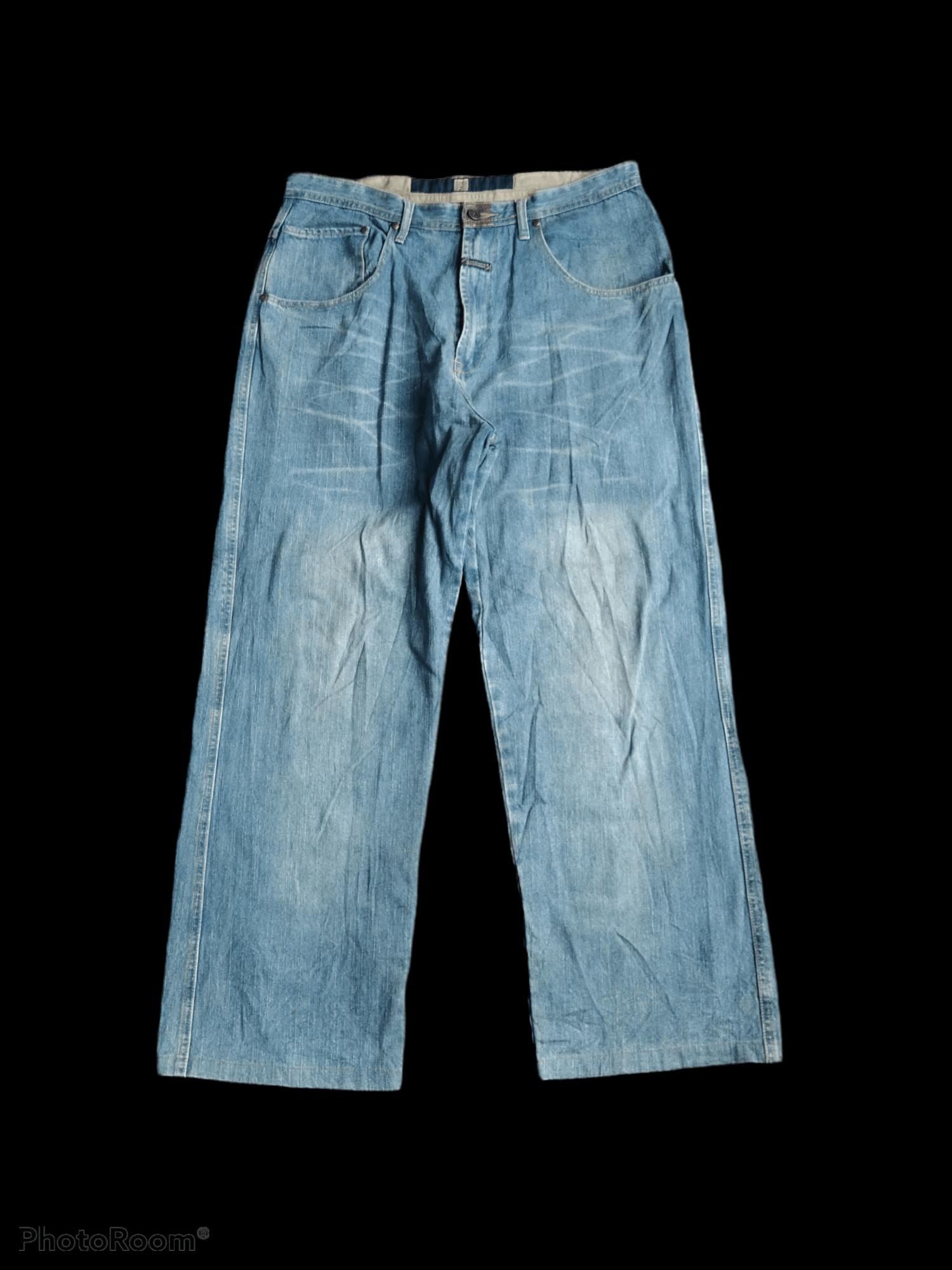 Marithe + Francois Girbaud DISTRESSED BAGGY MARITHE FRANCOIS GIRBAUD DENIM PANTS Size US 33 - 2 Thumbnail